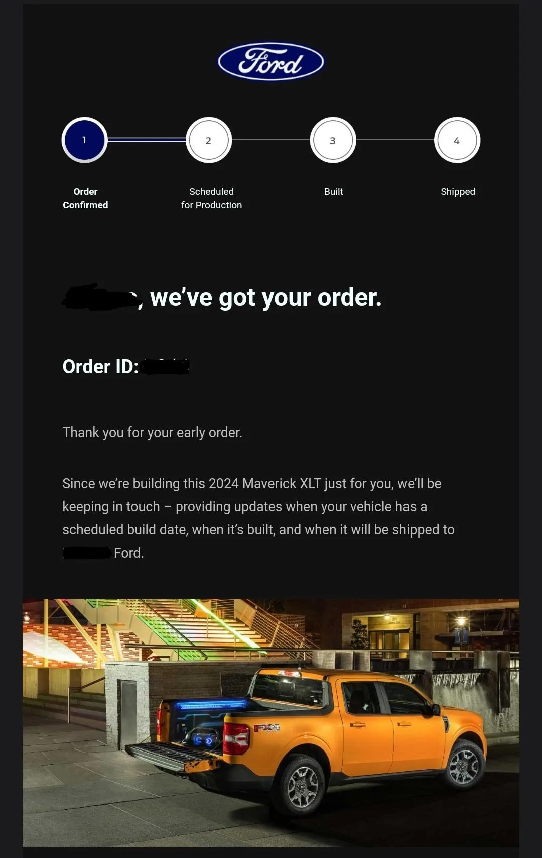 Ford Maverick Update: 2024 order bank system now open & accepting dealer submissions! Post your build 1000001043