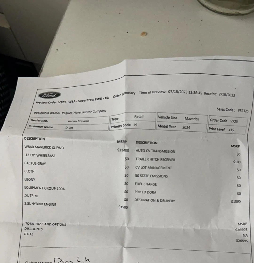 Ford Maverick Update: 2024 order bank system now open & accepting dealer submissions! Post your build 3B8C461C-1E87-45FA-BF29-B3949CD3A24A