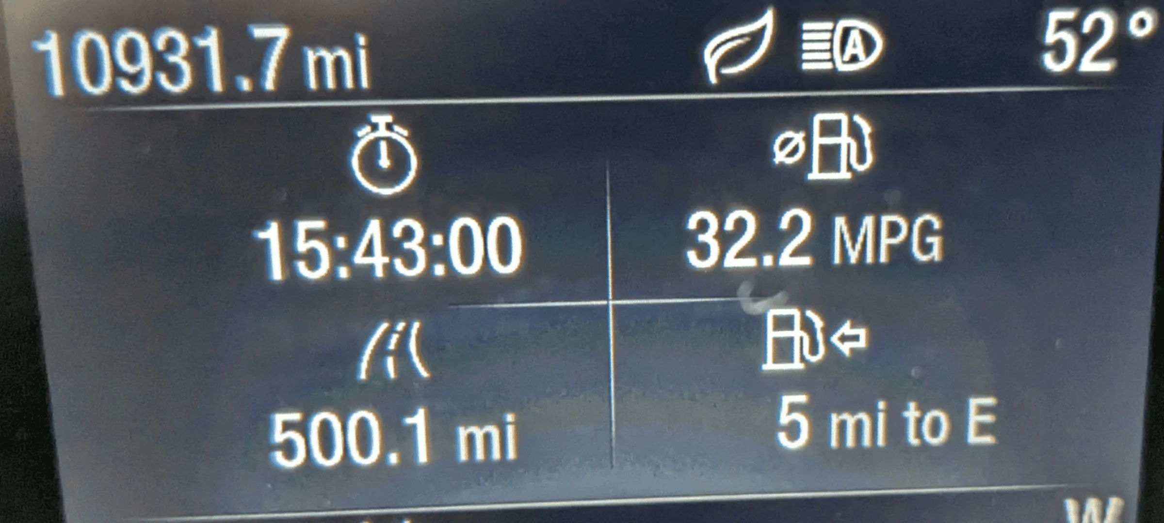 Ford Maverick EcoBoost Maverick 4K AWD went 500+ Miles on 1 tank using Eco Mode 😁 Screenshot_20230718-164210