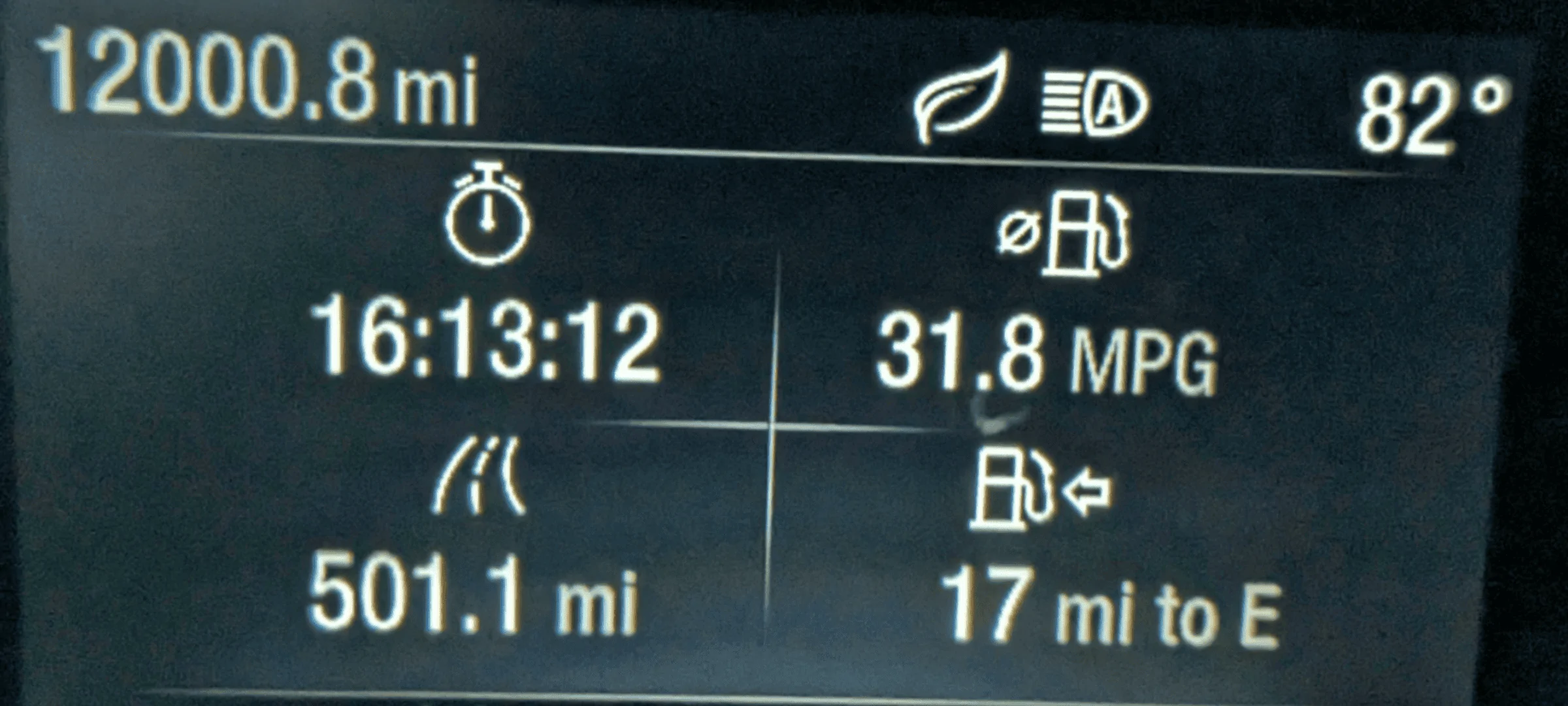 Ford Maverick EcoBoost Maverick 4K AWD went 500+ Miles on 1 tank using Eco Mode 😁 Screenshot_20230718-172749