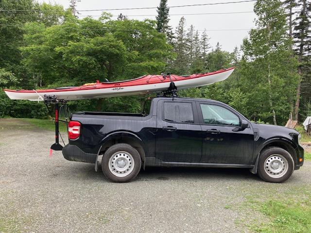 Ford Maverick Easy loading Kayak racks 1689725907562