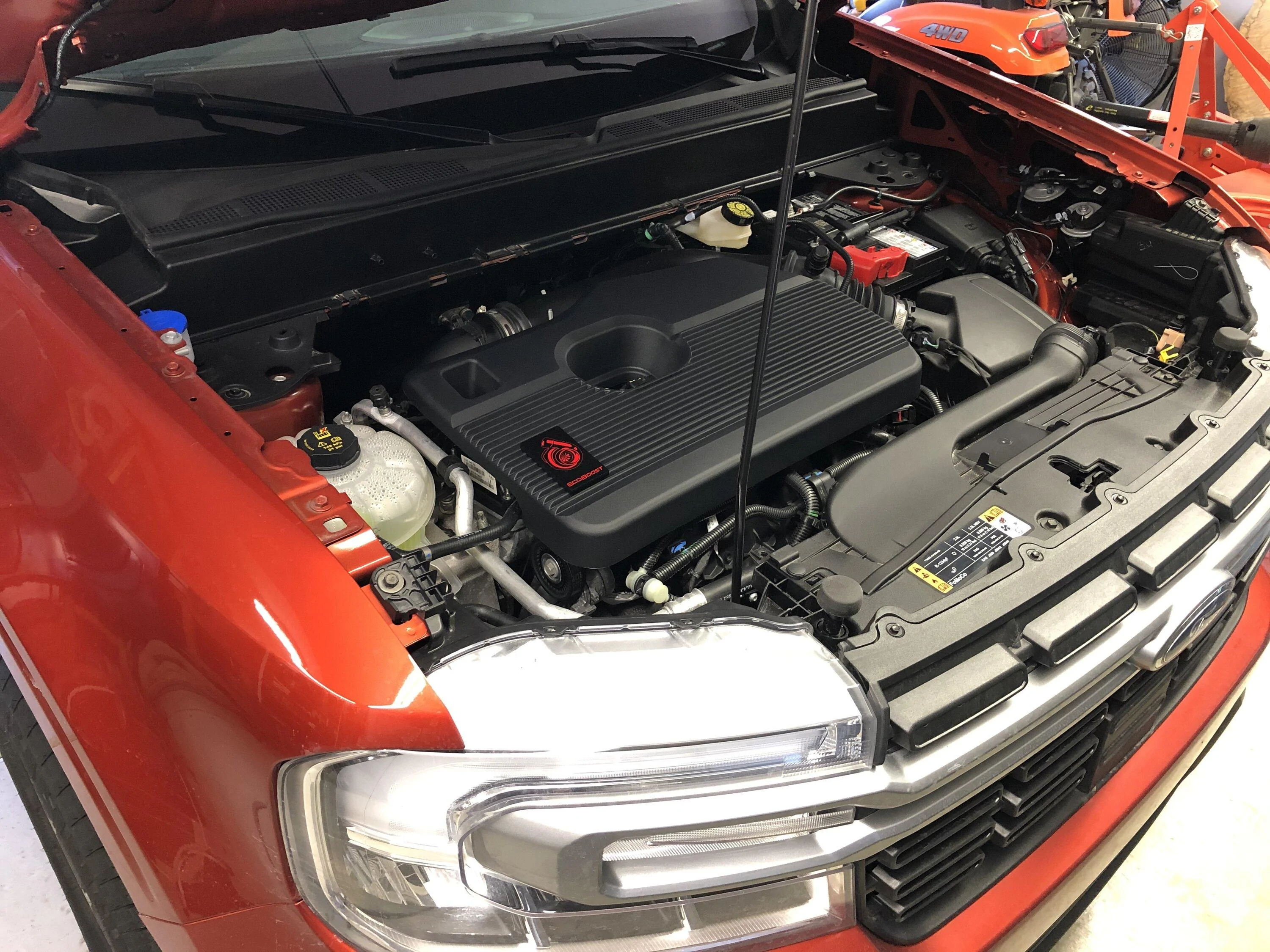Ford Maverick Engine cover & DIY strut tower brace IMG_1192