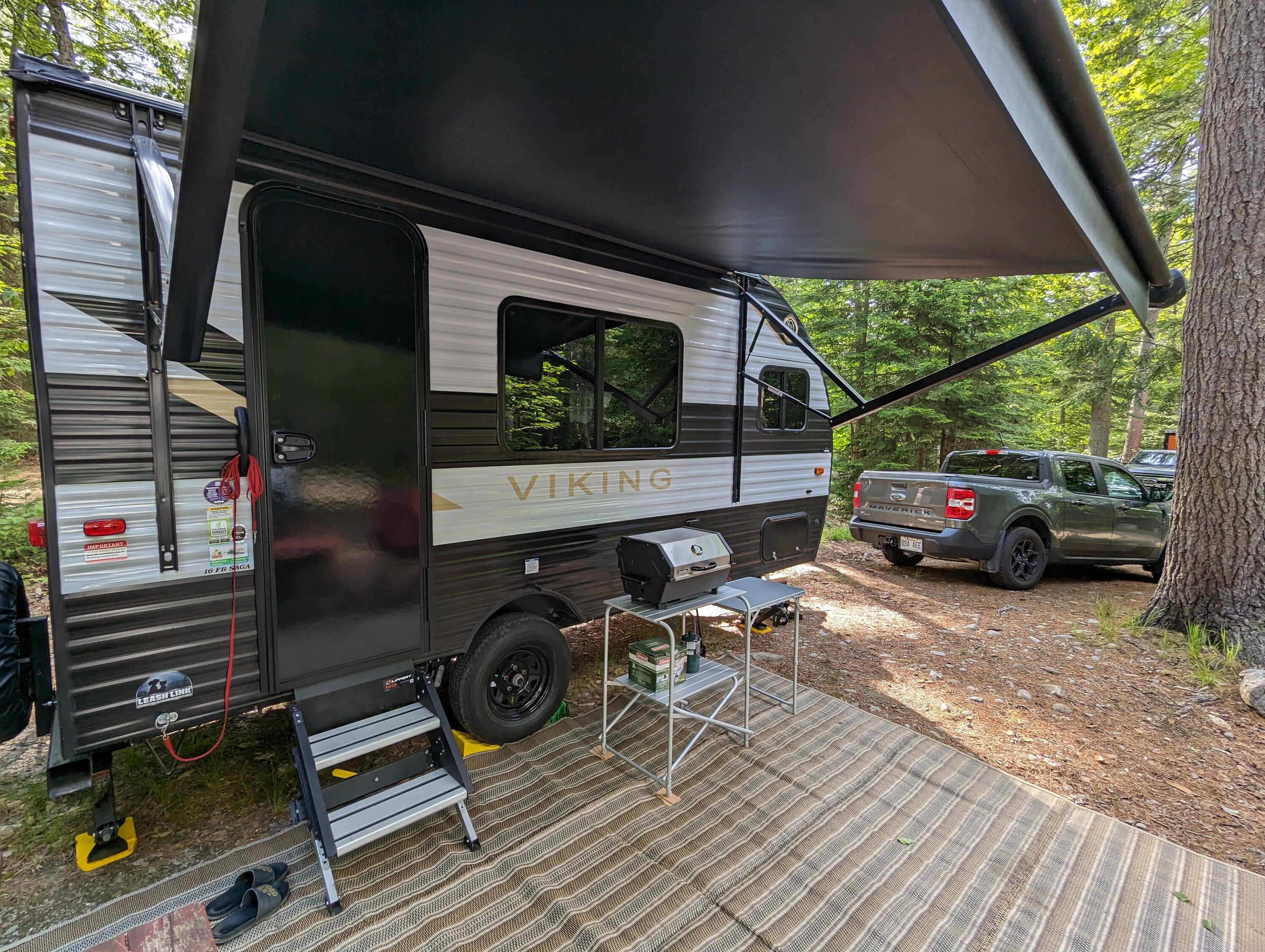 Ford Maverick Weekend in the Presidential Range, travel trailer towing test PXL_20230630_214110792