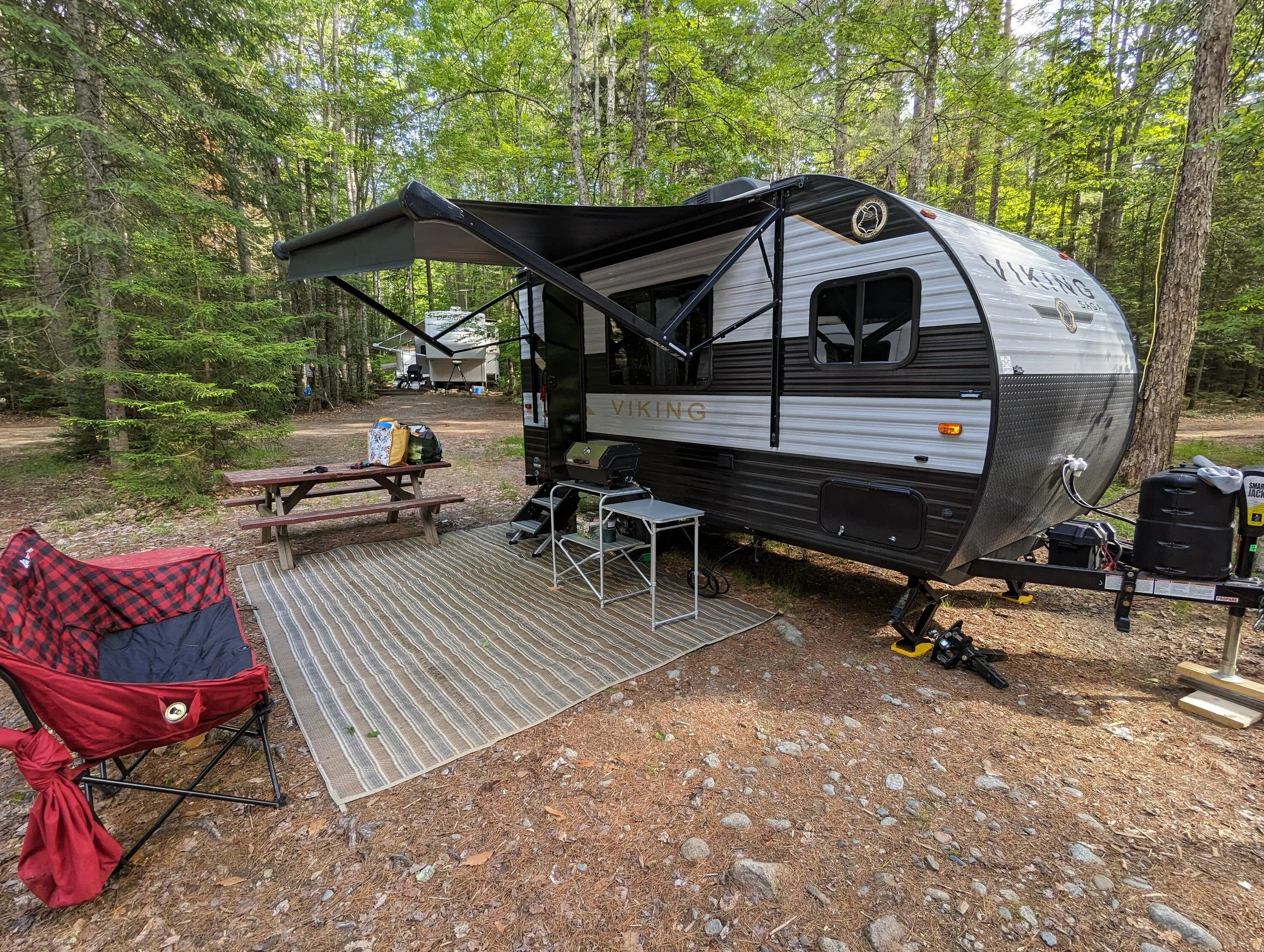 Ford Maverick Weekend in the Presidential Range, travel trailer towing test PXL_20230630_214049168