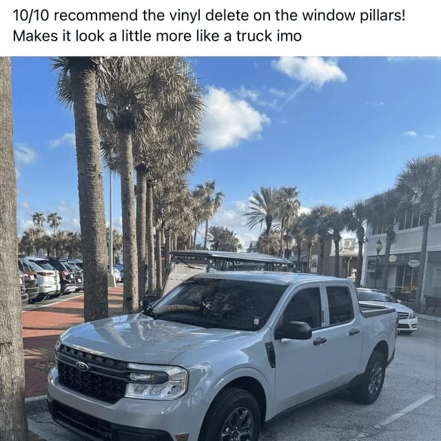Ford Maverick removal of black vinyl on doors 1689977096183
