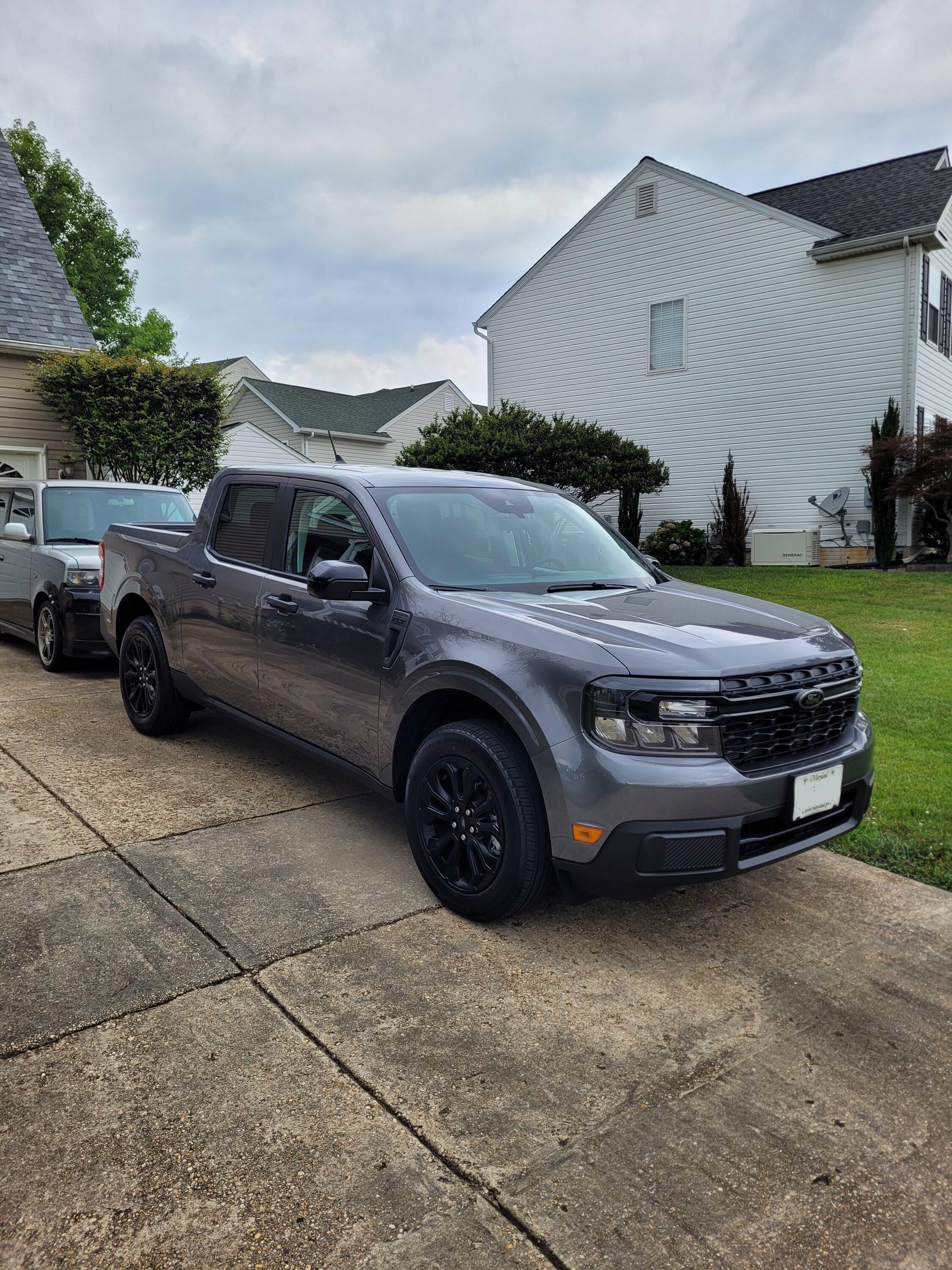 Ford Maverick Delivered after 9 months - Carbonized Grey XLT Hybrid with BAP 20230721_110319