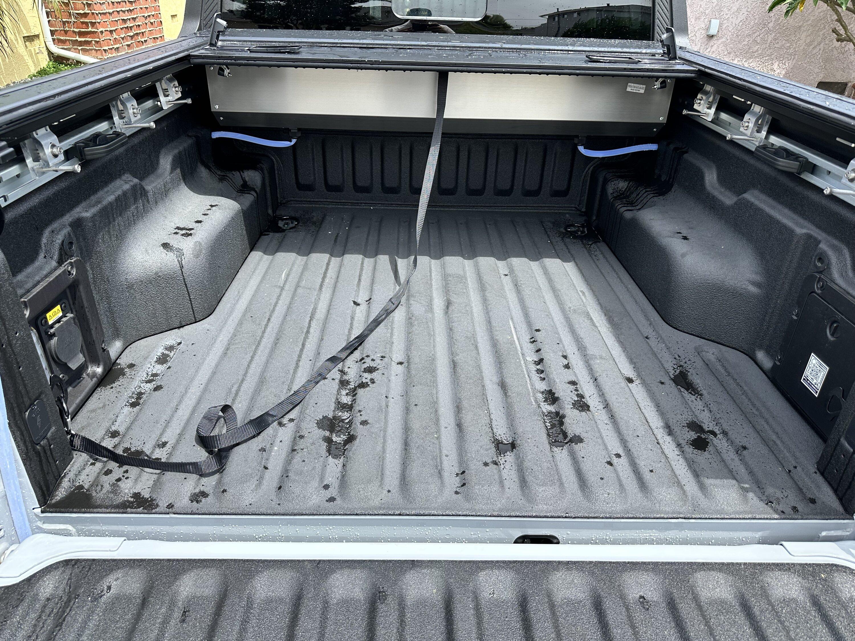 Ford Maverick Tonneau cover leaks - how much is too much? Pics inside Tonneau Water