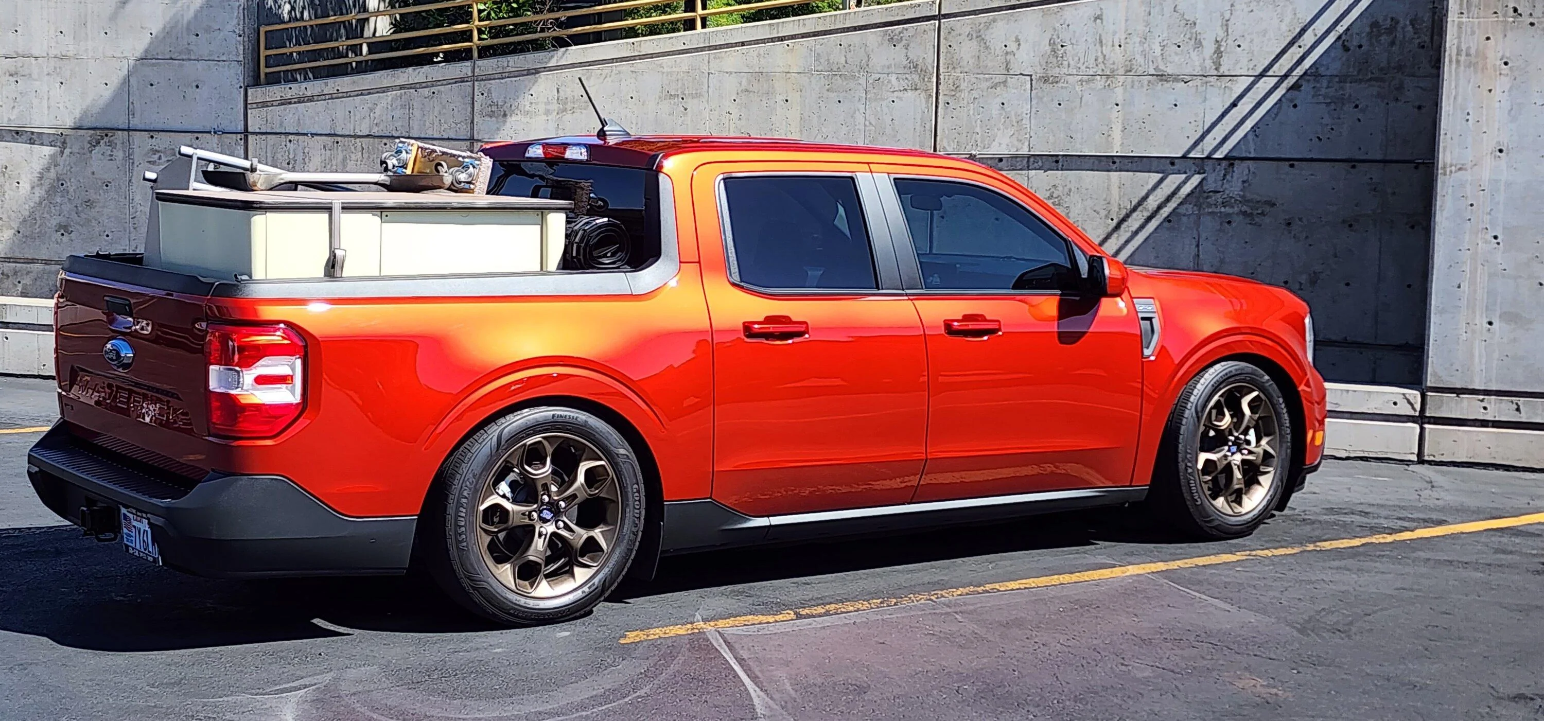 Ford Maverick Slammed on Silver's Coilovers (23 Hybrid Lariat) 20230720_104352