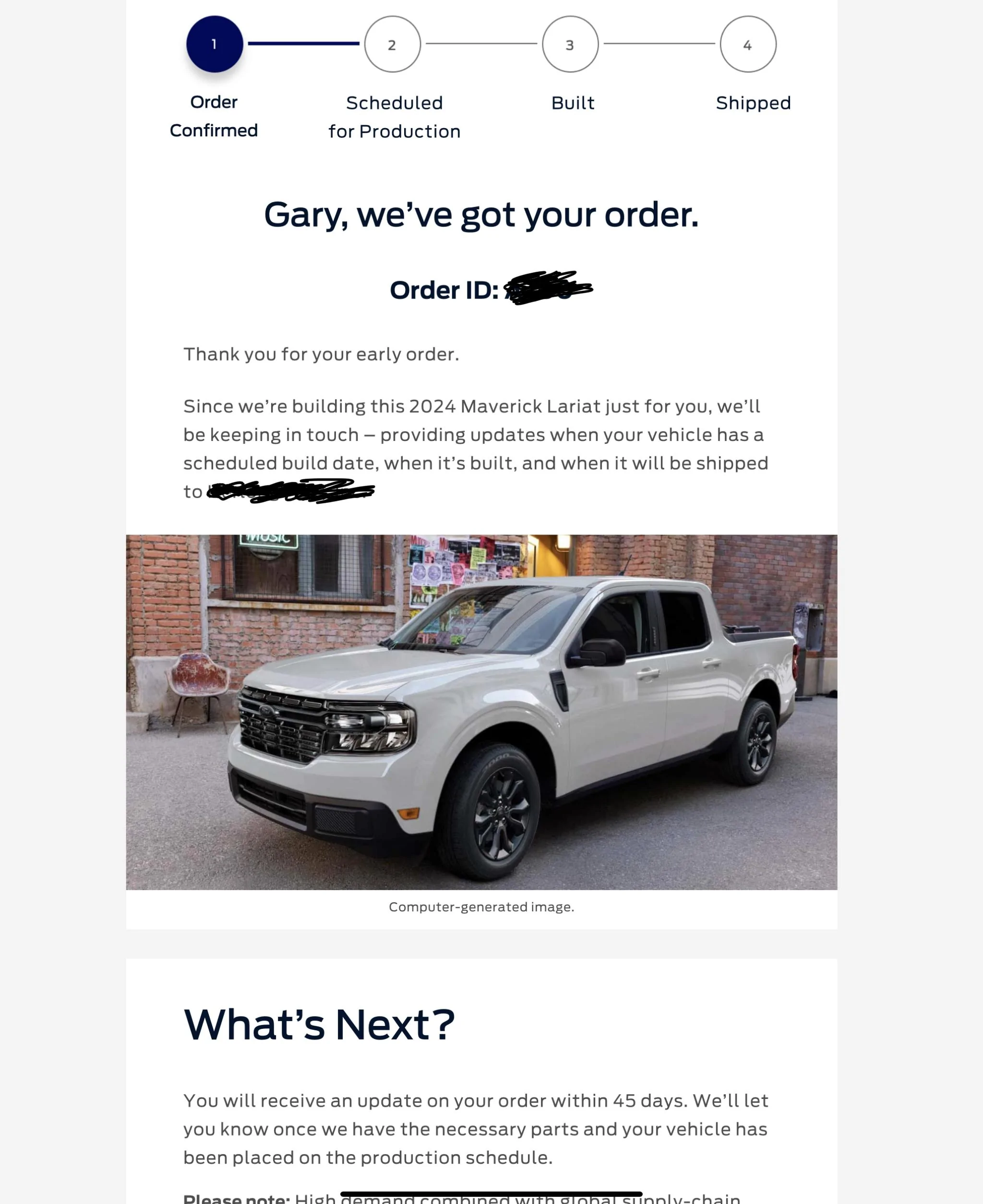 Ford Maverick Update: 2024 order bank system now open & accepting dealer submissions! Post your build IMG_1354