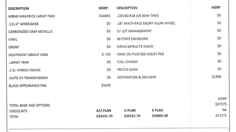 Ford Maverick Reports from a salesperson (low order numbers for 2024 Maverick) 1690157888710