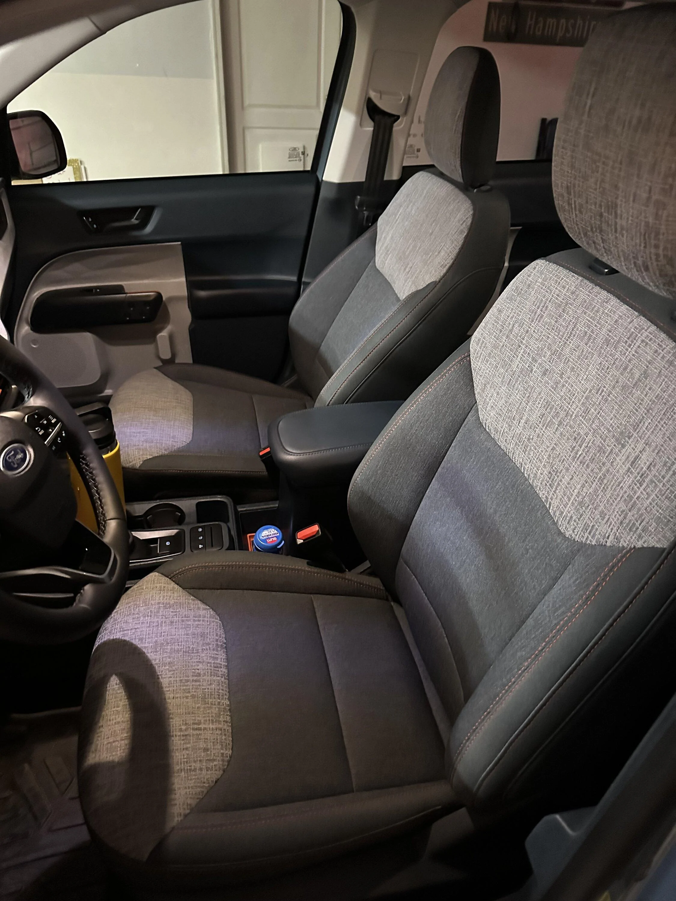 Ford Maverick Custom Katzkin Leather Seats Installed in my Maverick XLT IMG_1127