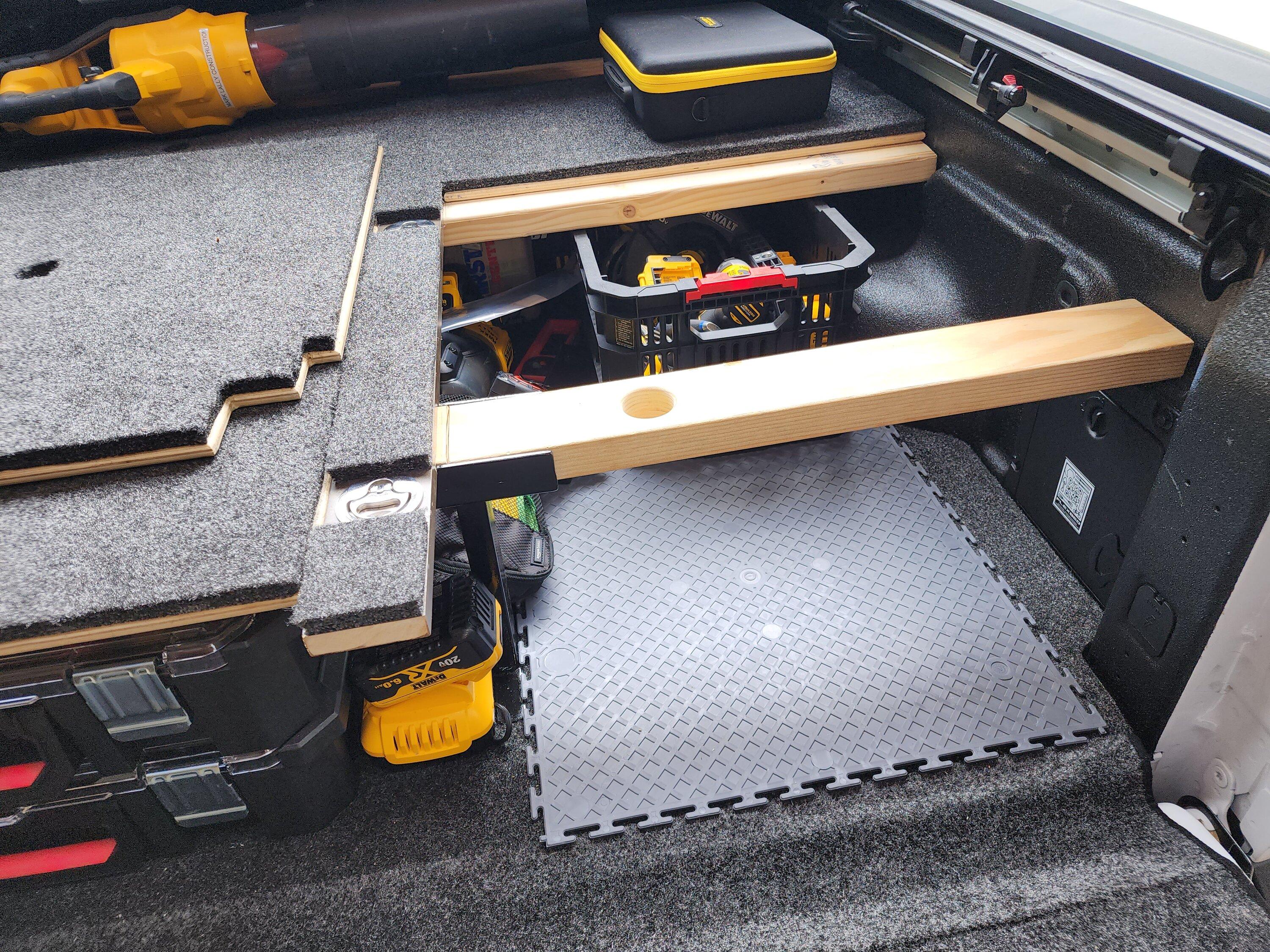 Ford Maverick My DIY custom bed storage solution 20230725_130615