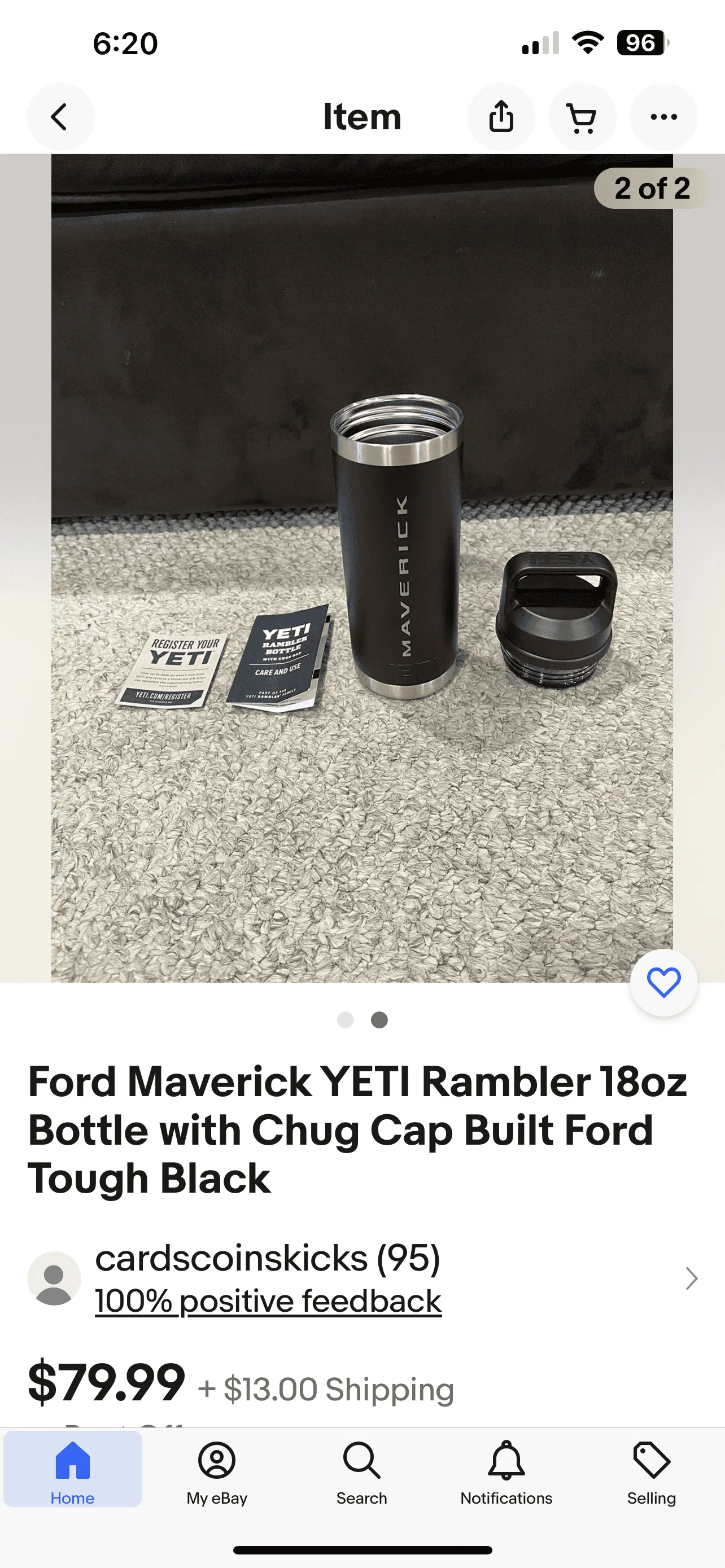 Ford Maverick Ford Maverick Yeti water bottle IMG_5214