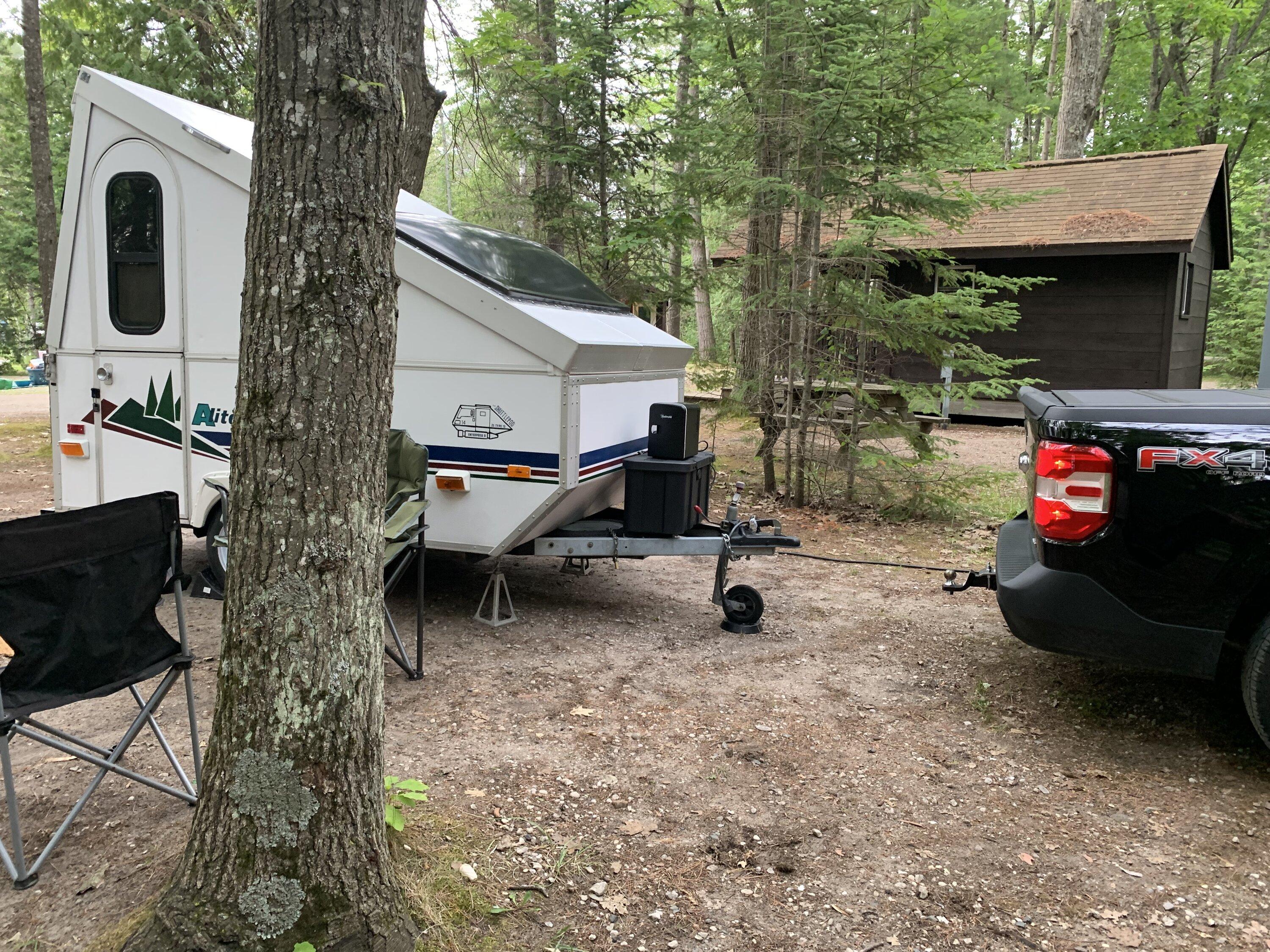 Ford Maverick 7000 km towing mini camper IMG_3923