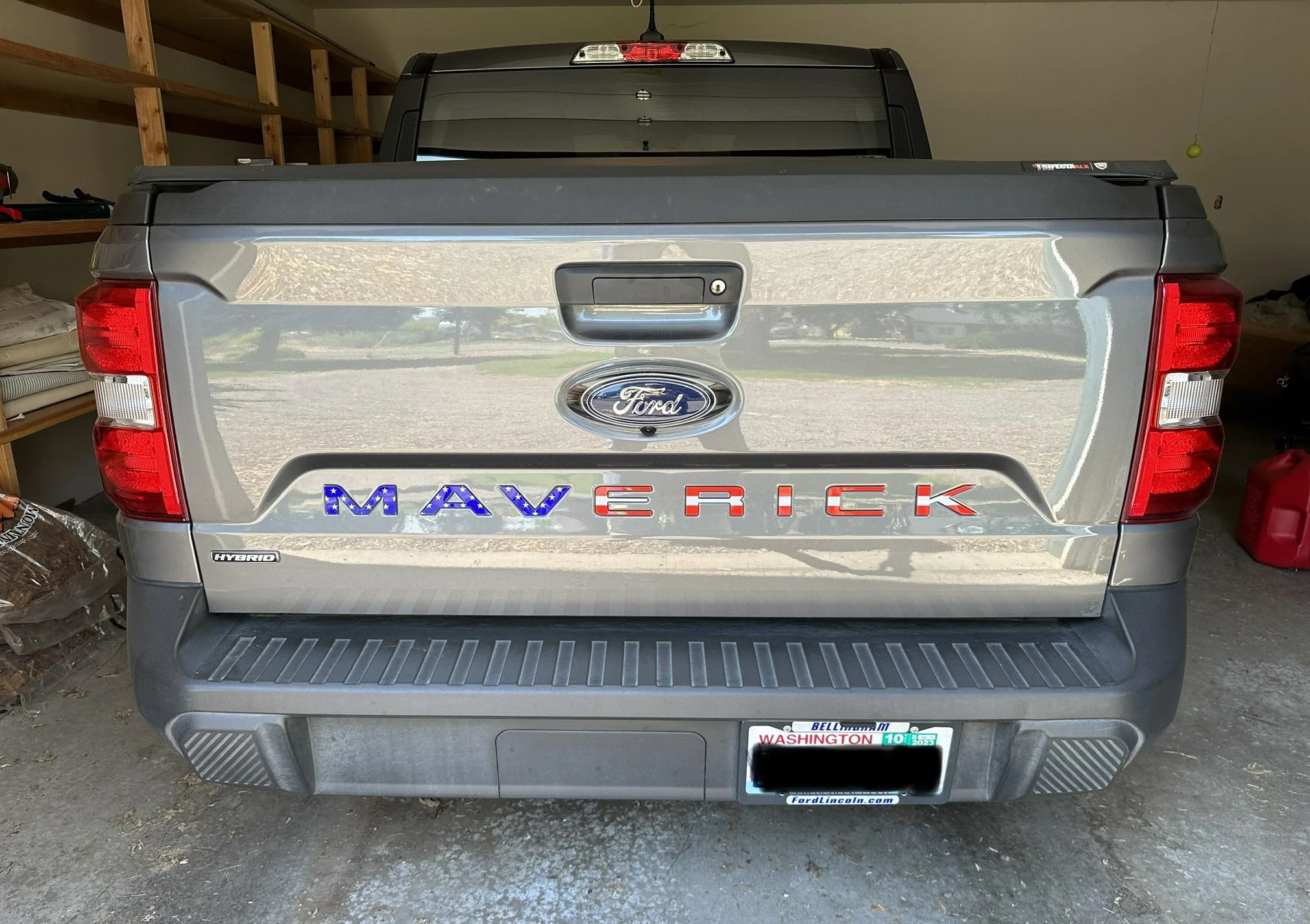 Ford Maverick Maverick Tailgate Letters PPF Cutout IMG_6579