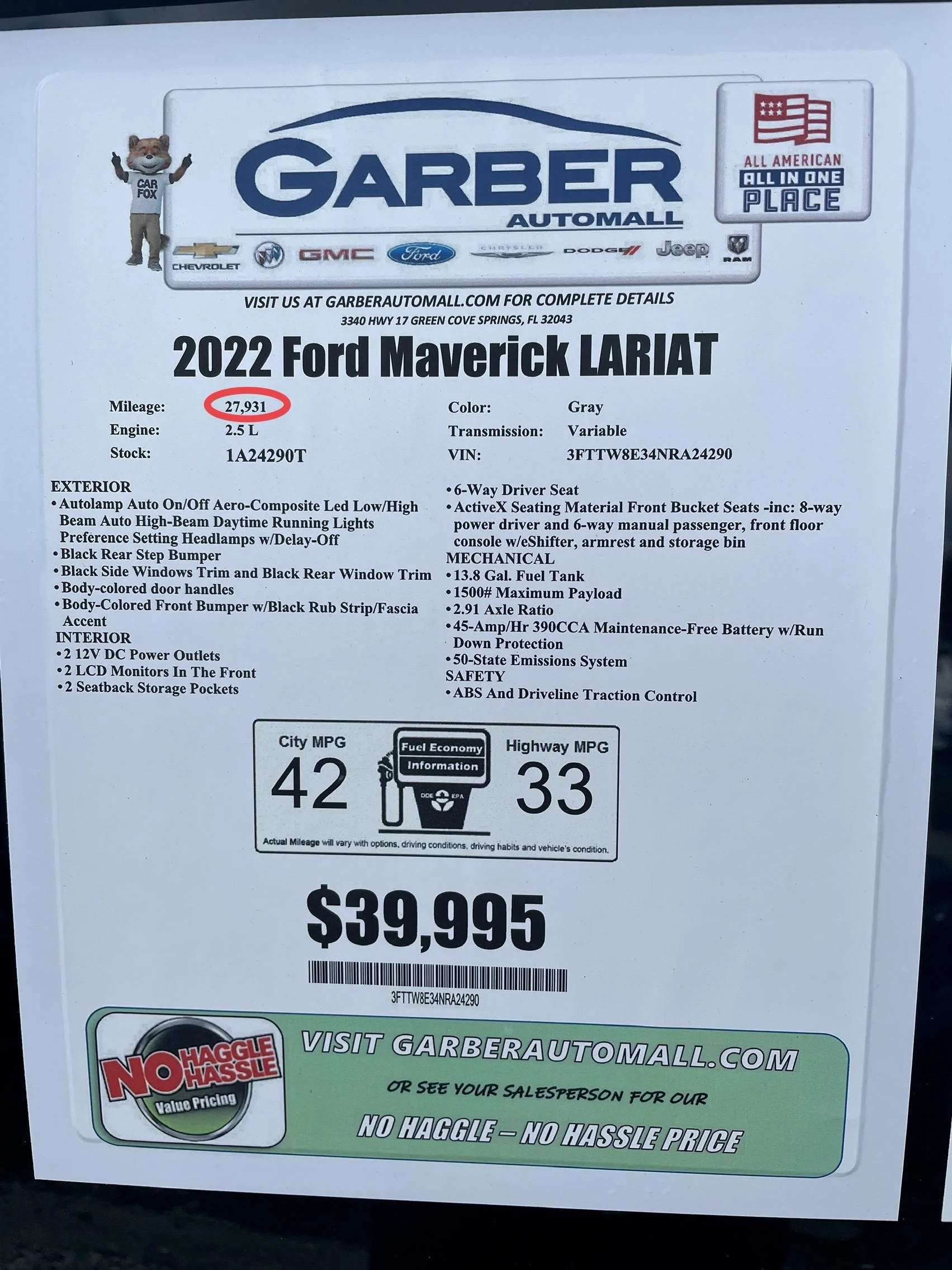 Ford Maverick Falling Retail Prices? Here's Some Evidence IMG_2086