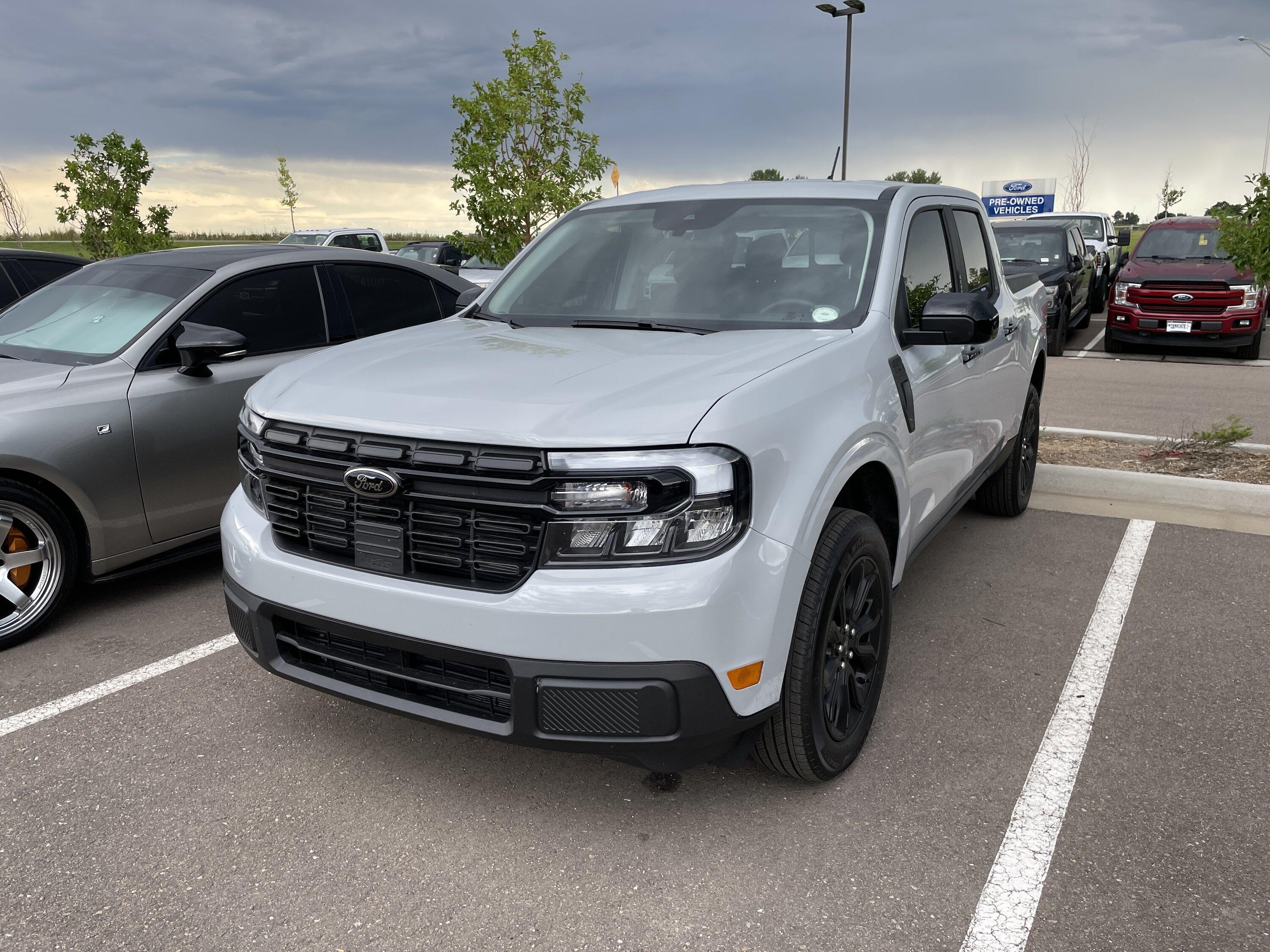 Ford Maverick Wrapped my Lariat in INOZETEC Chalk Gray IMG_3192
