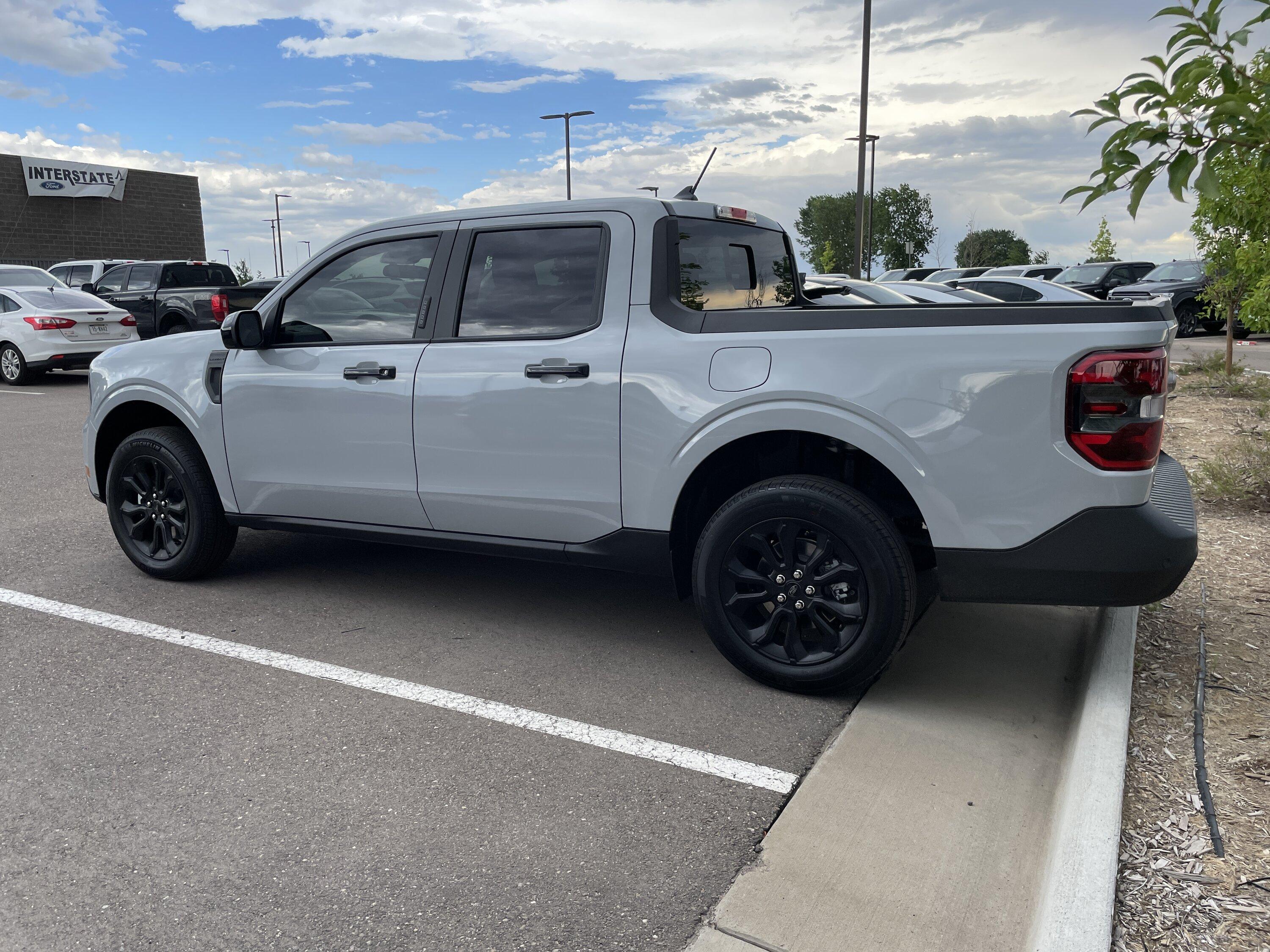 Ford Maverick Wrapped my Lariat in INOZETEC Chalk Gray IMG_3193