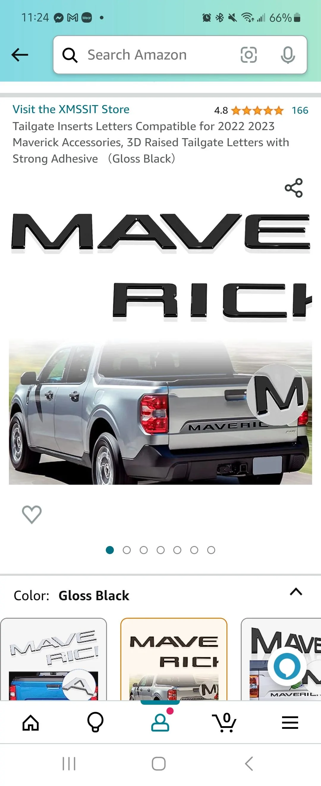 Ford Maverick Showing off my Mav decal Screenshot_20230729_112458_Amazon Shopping