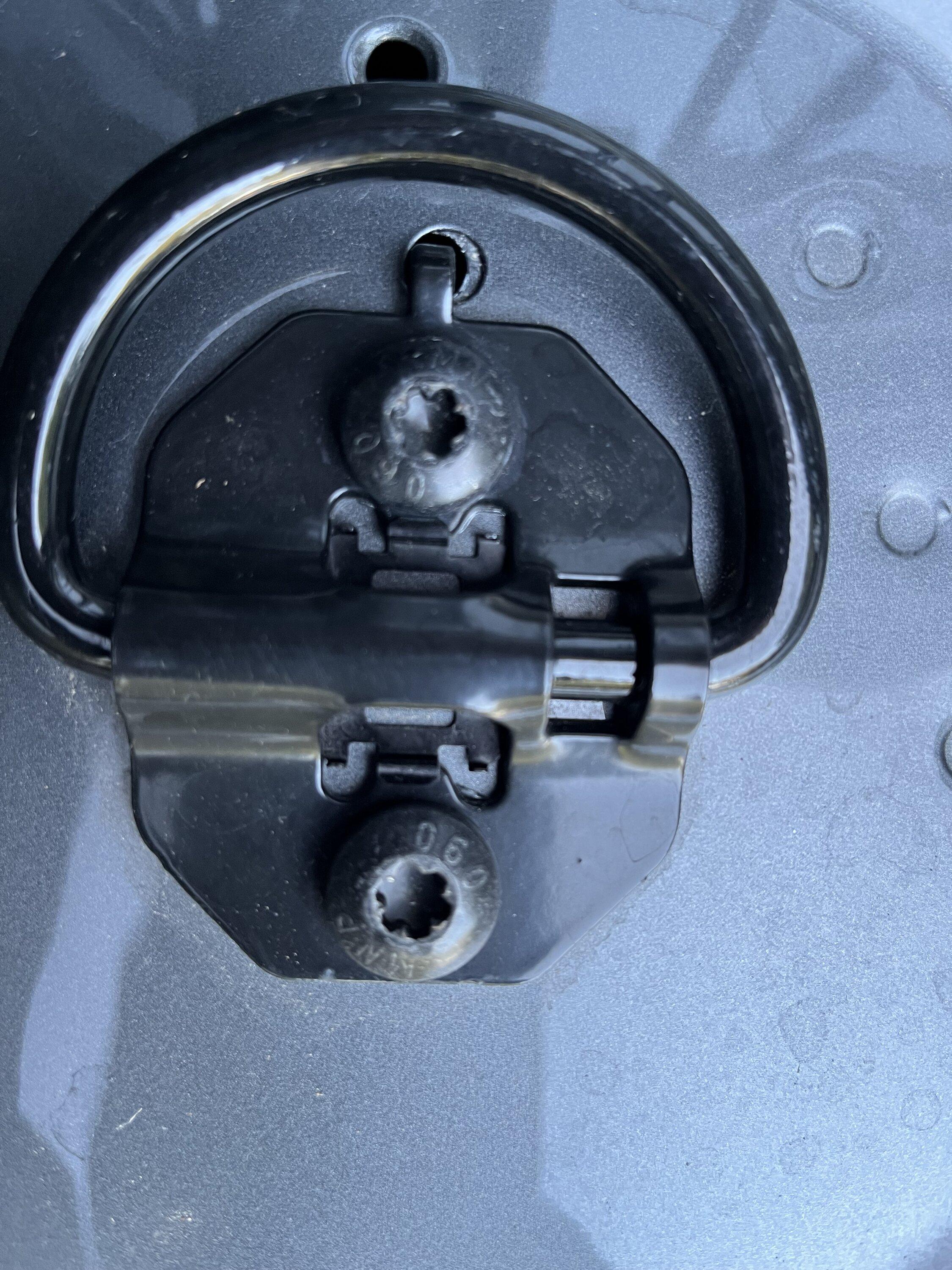 Ford Maverick PSA: Torx Plus fasteners in your Maverick's bed Bed D Ring Torx Plus Screws.JPG