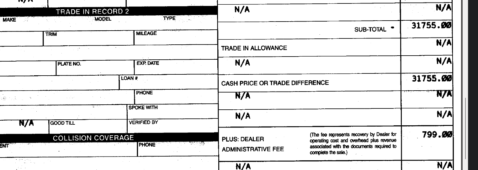 Ford Maverick Bogus Dealer Doc Fees Explained Screenshot 2023-07-30 112446