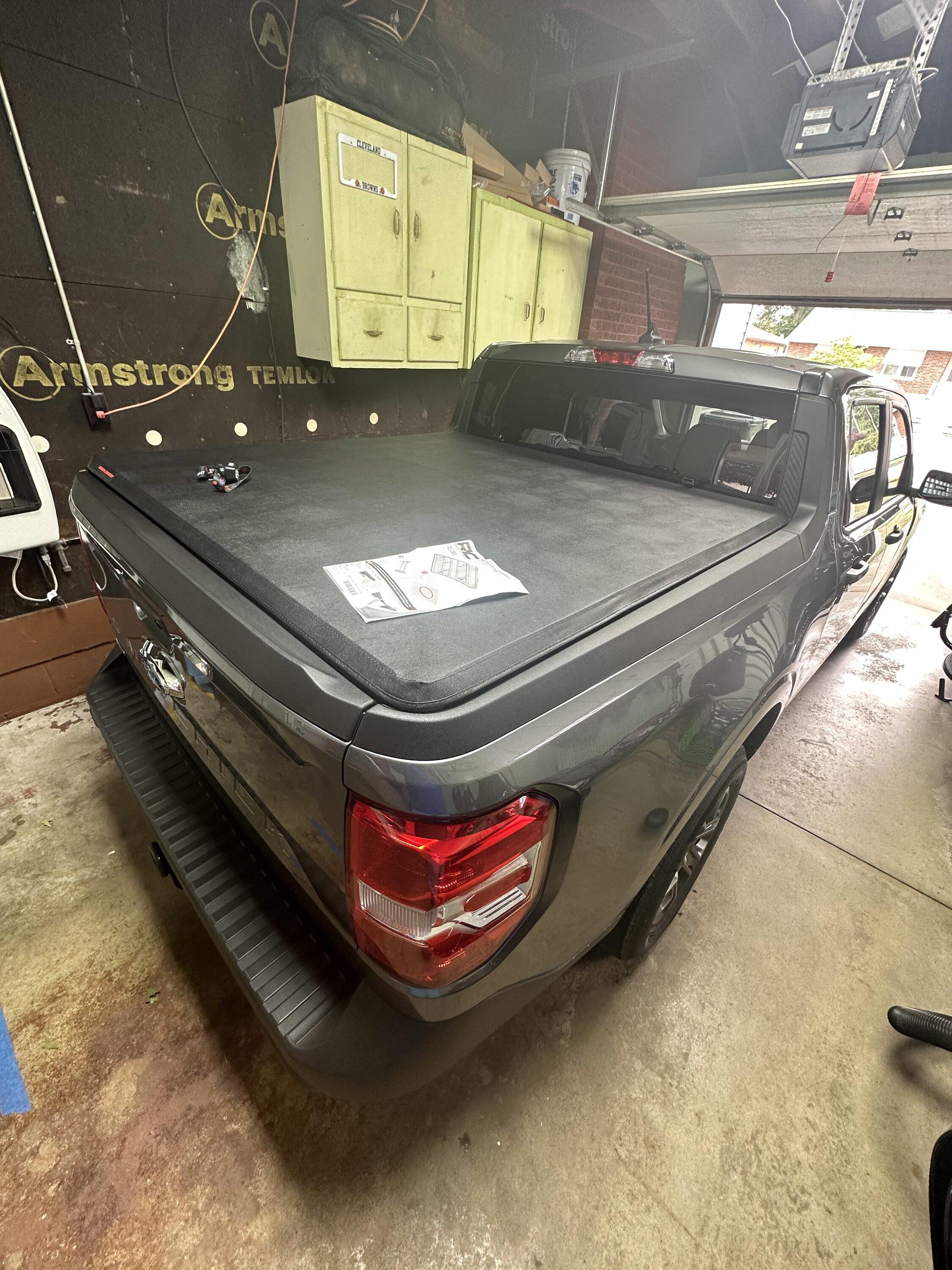 Ford Maverick Rough Country Tri-Fold Tonneau Cover installed IMG_5515