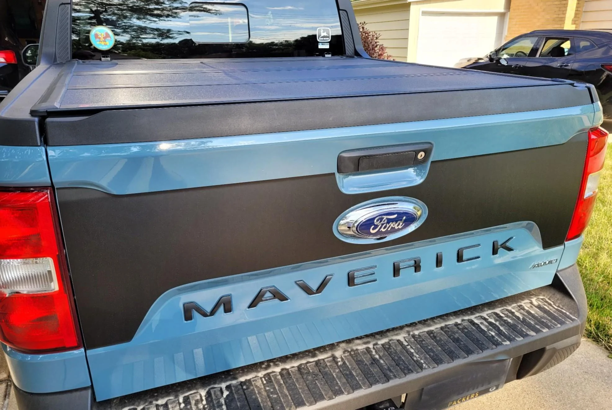 Ford Maverick Maverick Tailgate Letters PPF Cutout Mav back decal and lettering