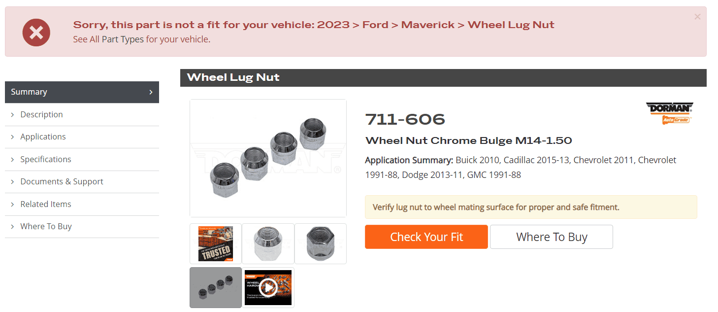 Ford Maverick How tall/deep do my lug nuts need to be? 1690923455494