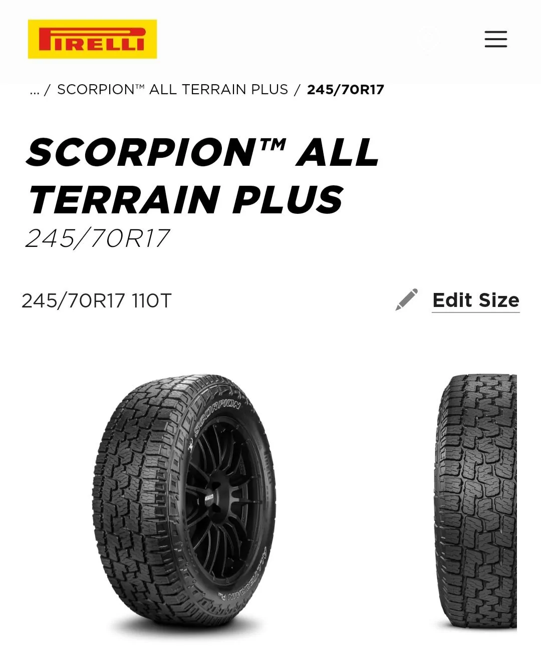Ford Maverick TC 2 inch lift kit tire recommended size. Screenshot_20230727_212925_Chrom