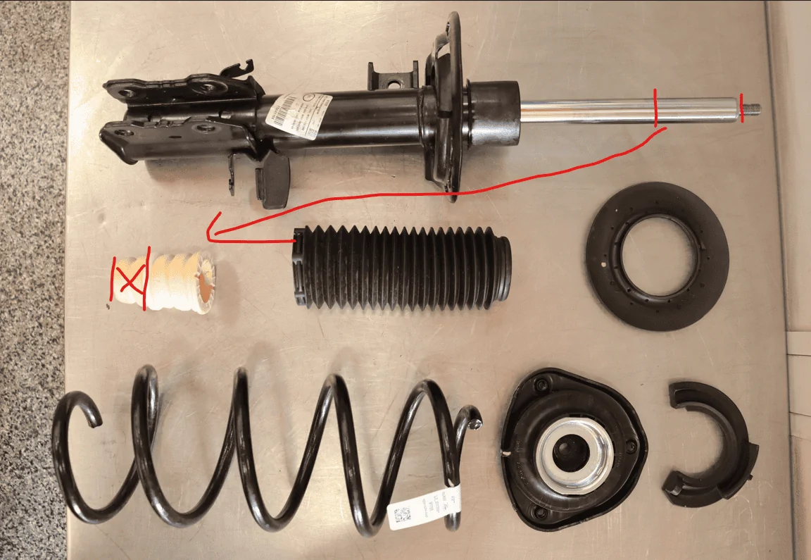 Ford Maverick Lowered My Maverick, Where Are The Bump Stops? front exploded vi