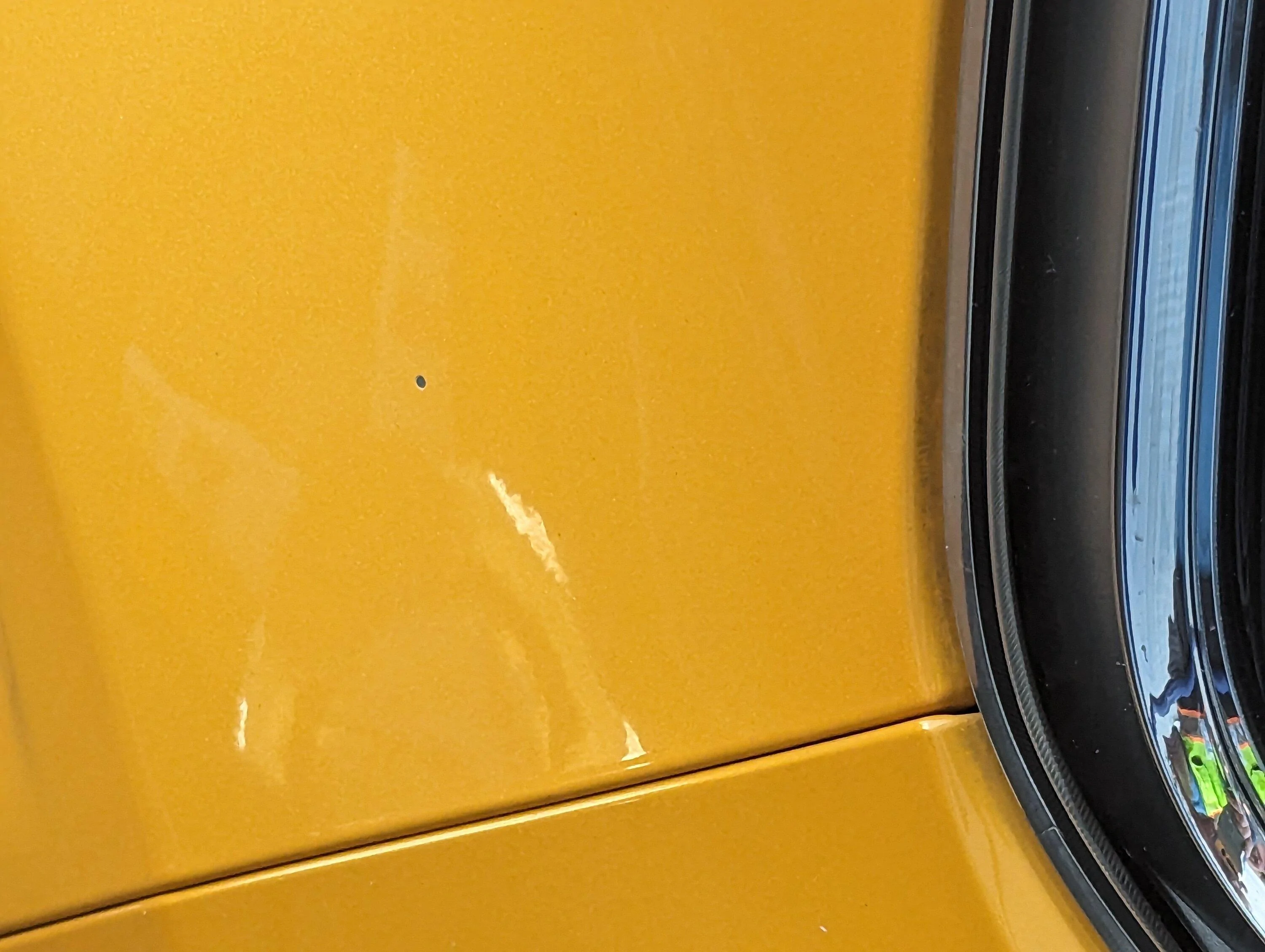 Ford Maverick Matching dark gray ACC panel to black grille - DIY FIX using Forever Black PXL_20230803_182350257