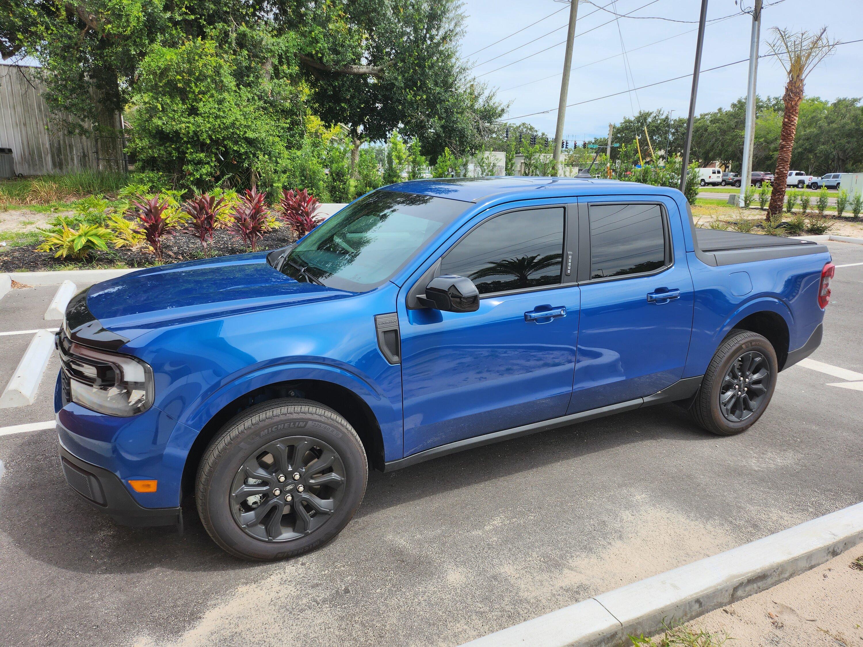 Ford Maverick Ceramic IR tinting and toll road transponders 20230711_155417