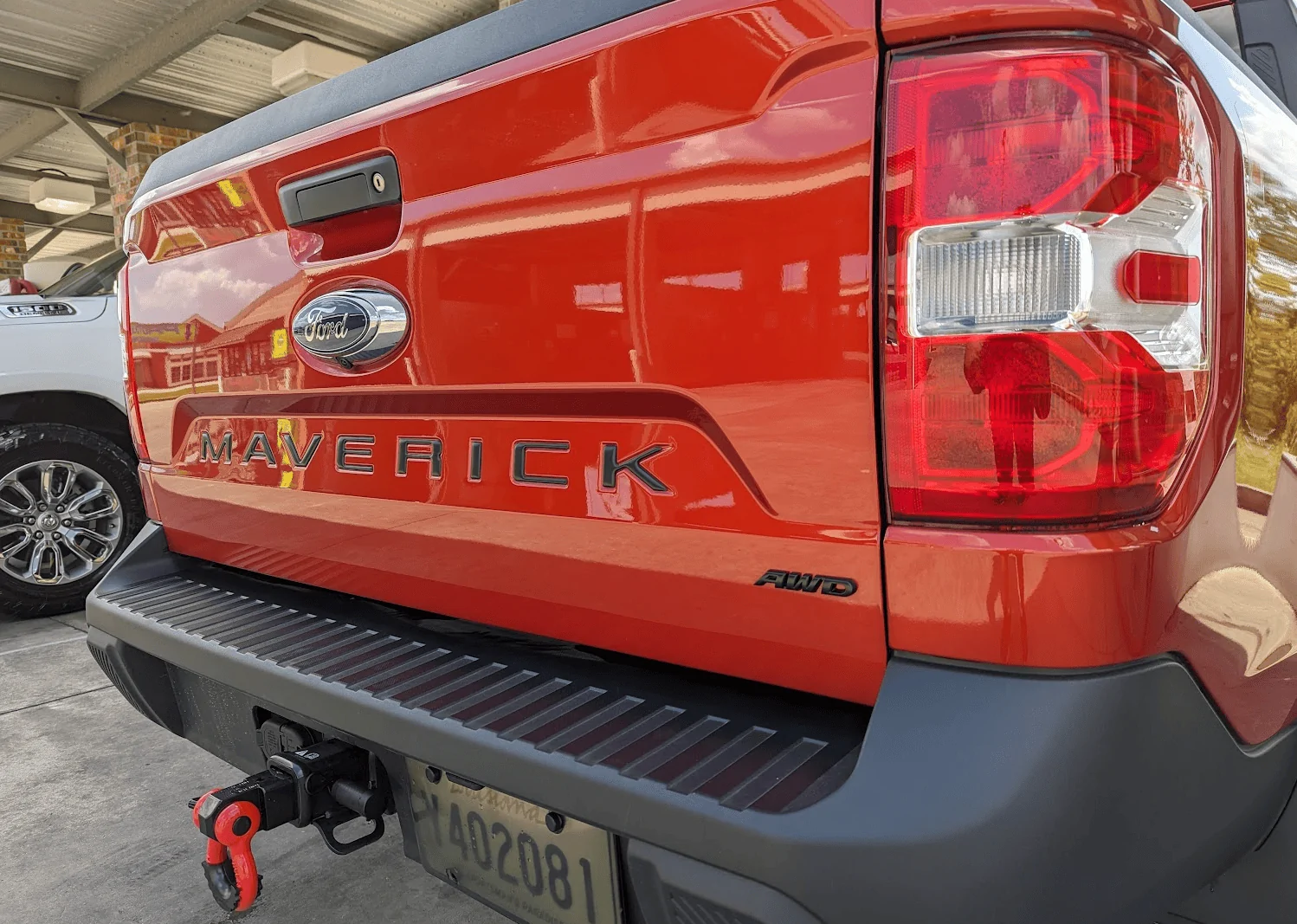 Ford Maverick Best Color Tailgate Letters for Hot Pepper Red? 1691184984056