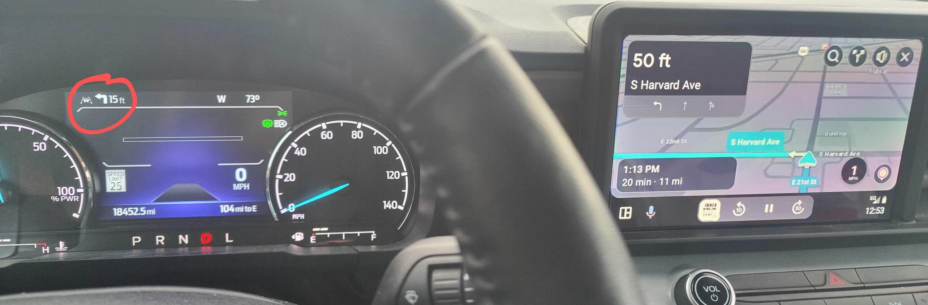 Ford Maverick Get navigation on the 6.5" dash display? IMG20230805125343~2
