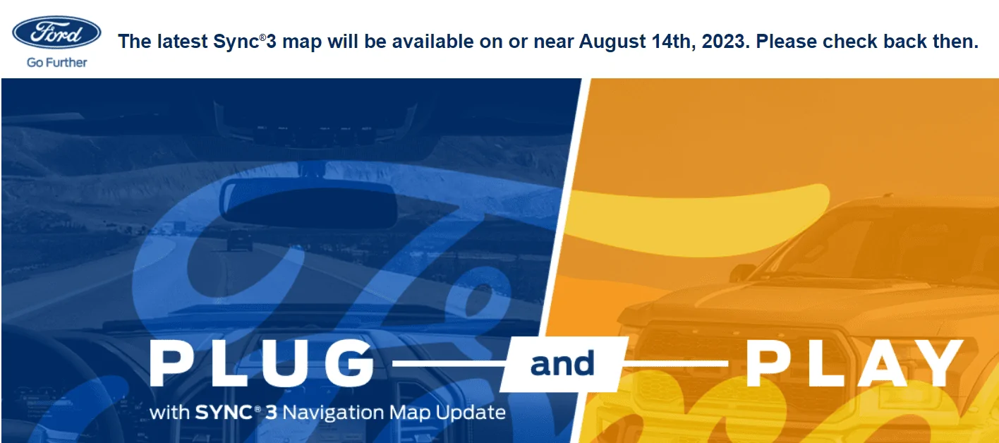 Ford Maverick GPS map upgrade 1691274179001