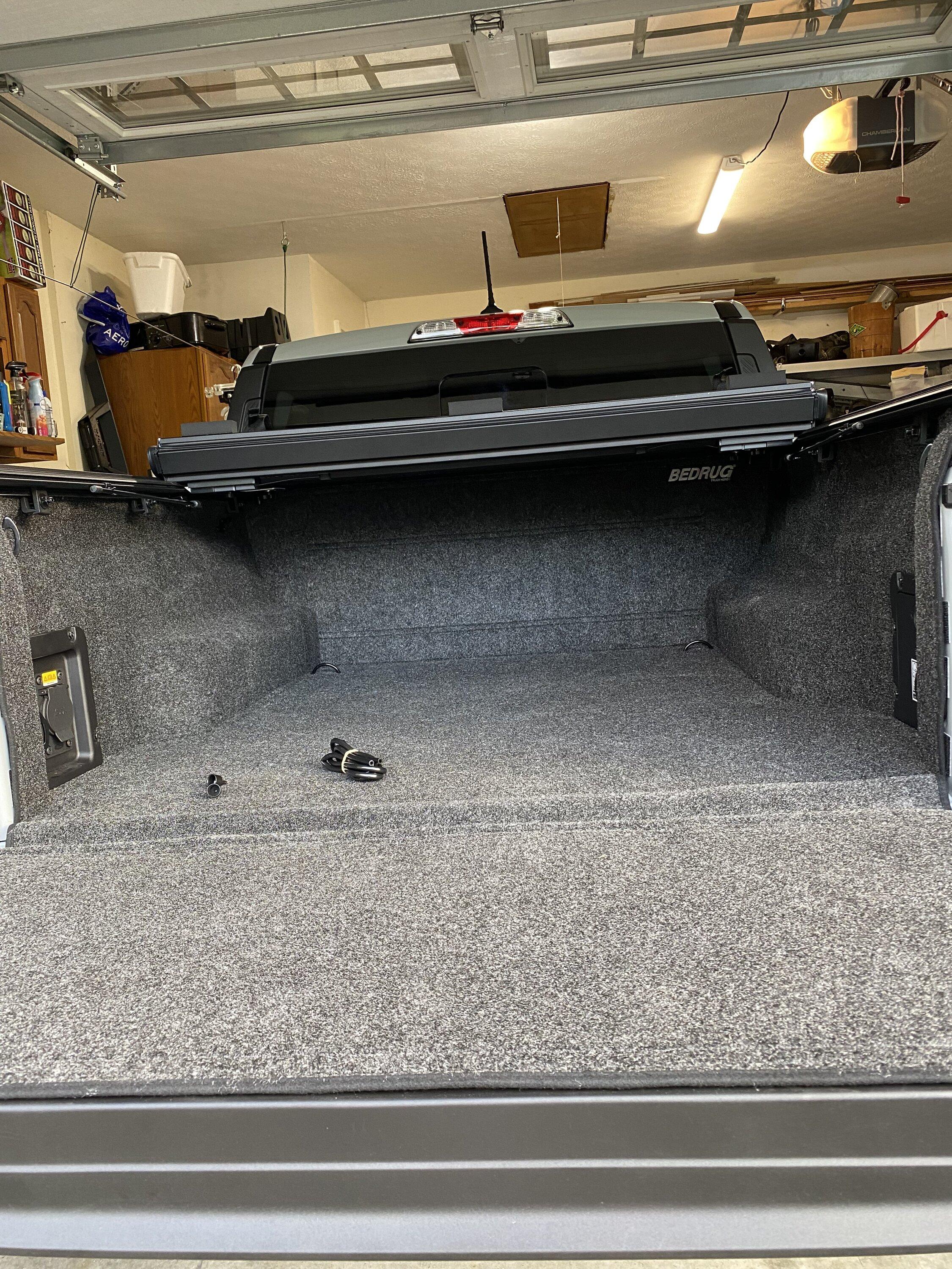 Ford Maverick Bed Rug and Tonneau cover on day one IMG_1454