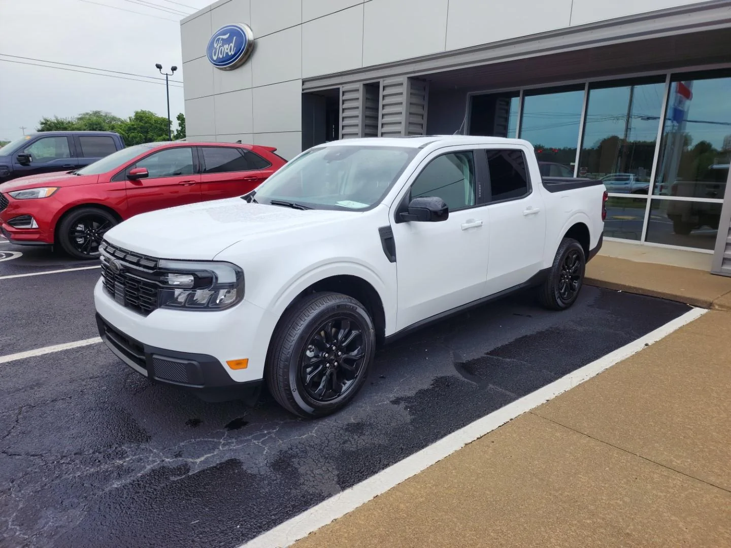 Ford Maverick Bargeld's 2023 Maverick Hybrid Lariat Lux Oxford White w/ BAP + CP360 Assist + Moonroof Build 20230715_134817
