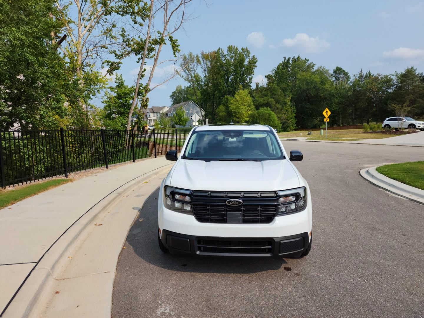 Ford Maverick Bargeld's 2023 Maverick Hybrid Lariat Lux Oxford White w/ BAP + CP360 Assist + Moonroof Build 20230802_164749