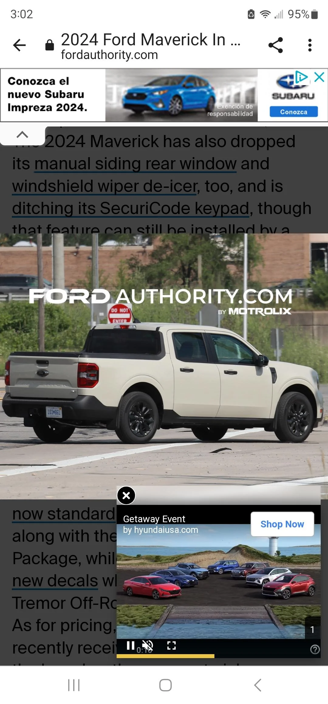 Ford Maverick TERRAIN Maverick Photos Thread Screenshot_20230806_150206_Chrom