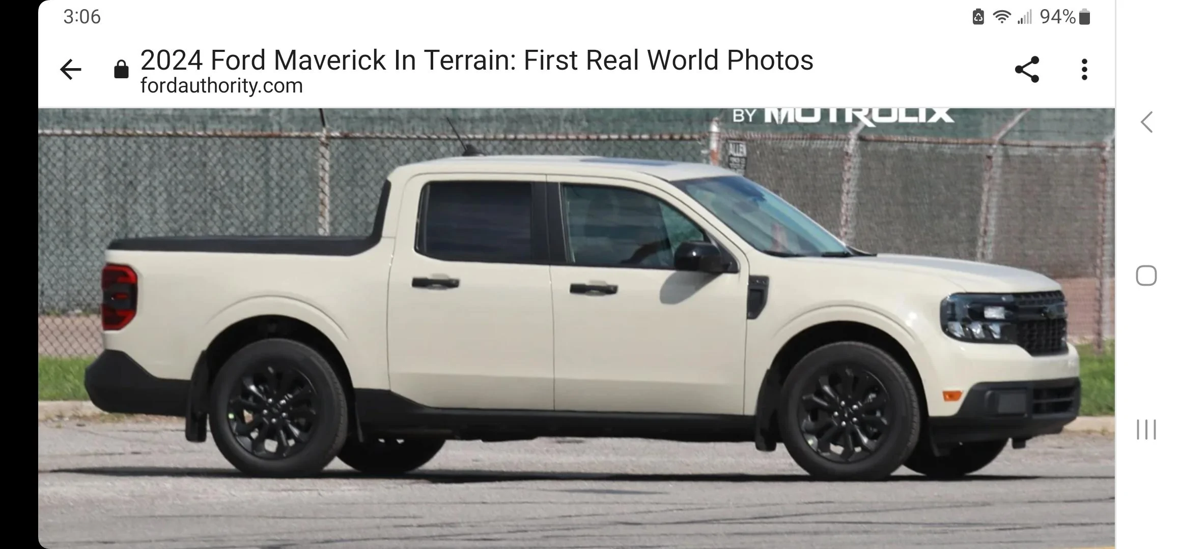 Ford Maverick TERRAIN Maverick Photos Thread Screenshot_20230806_150649_Chrom