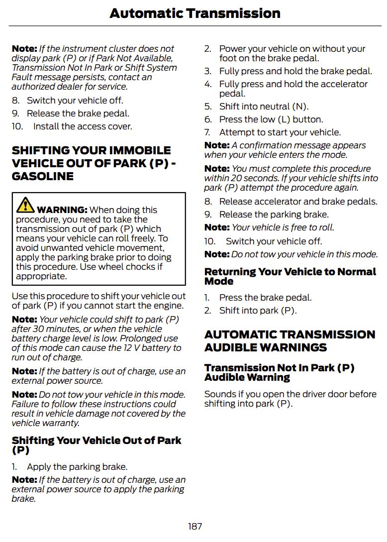 Ford Maverick Anyone else missing the Manual Park Release tether? 1691416030652