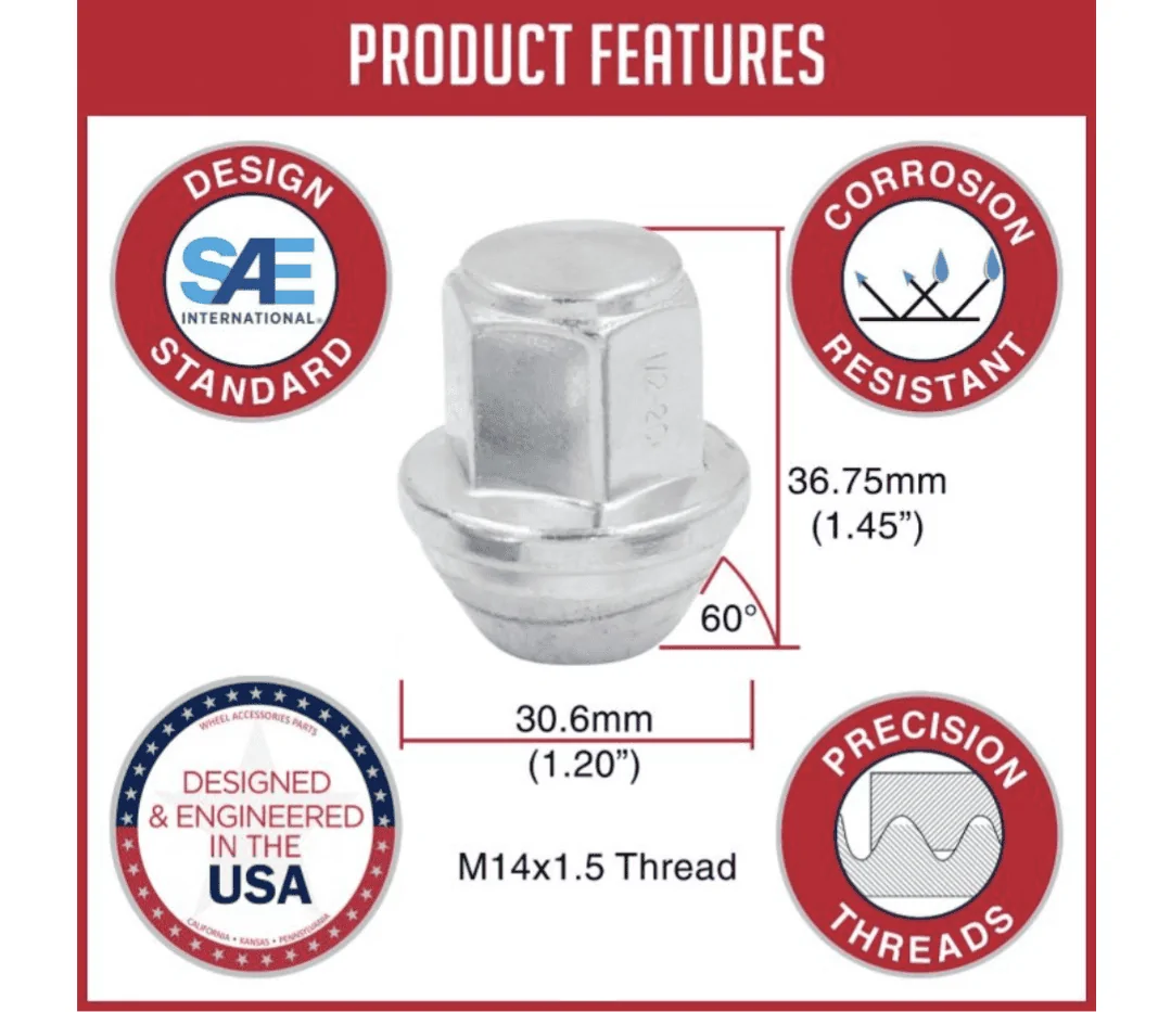 Ford Maverick Stock lug nut for maverick Screenshot_20230807-132758