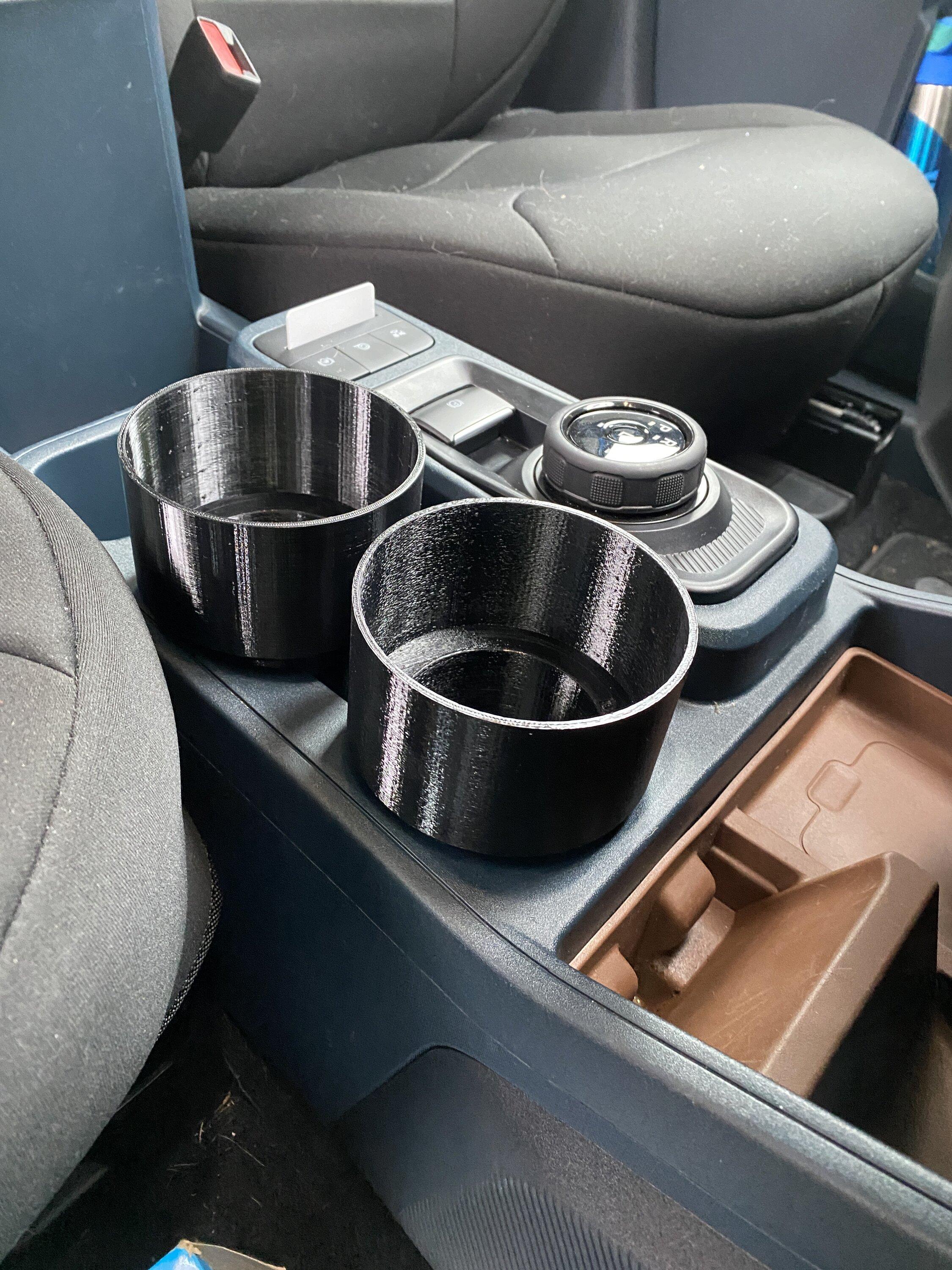 Ford Maverick 3-D printed Nalgene/Hydro flask cupholder inserts IMG_8281