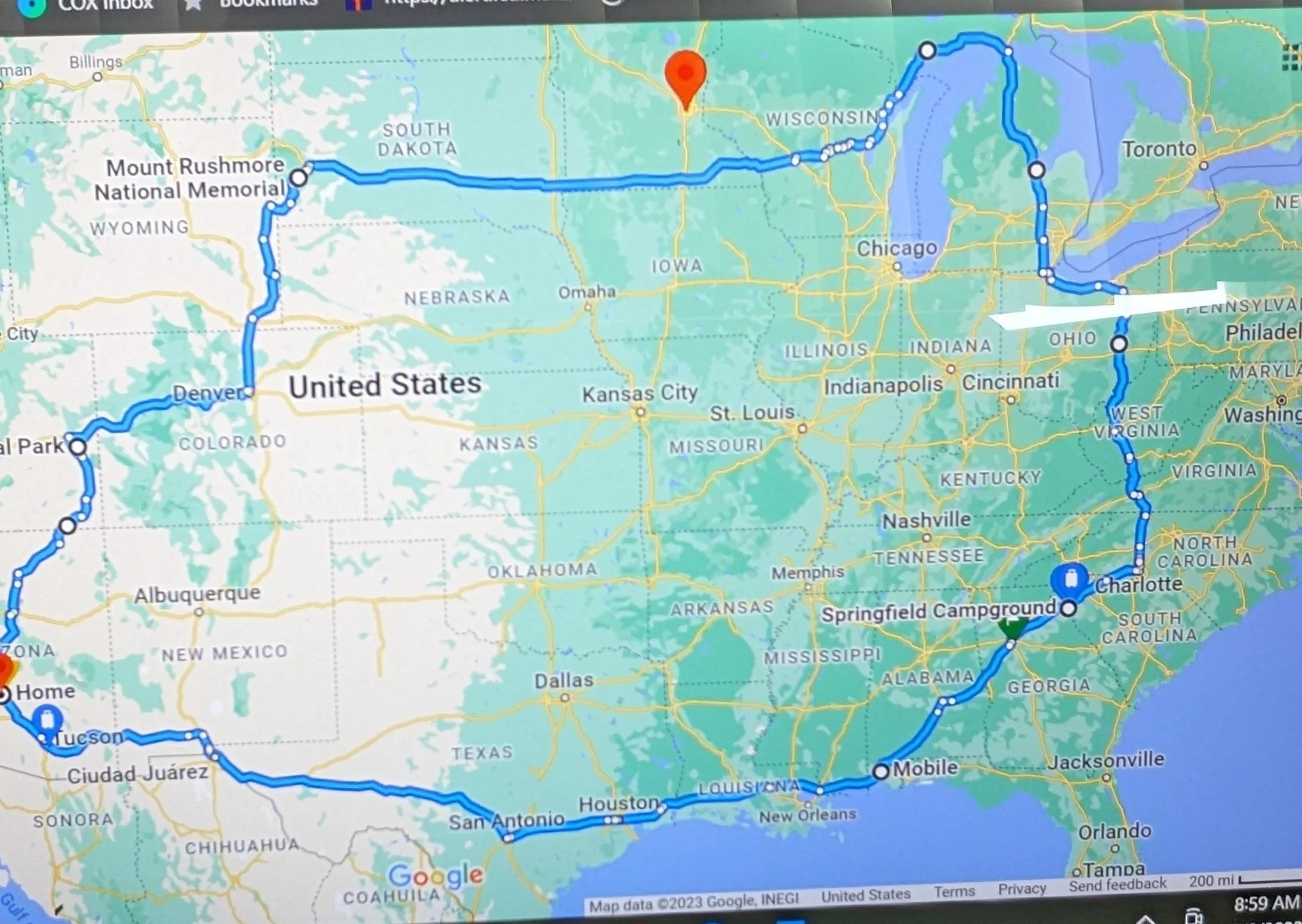 Ford Maverick 6000+ mile camping road trip (kinda long read) PXL_20230808_155903504~2