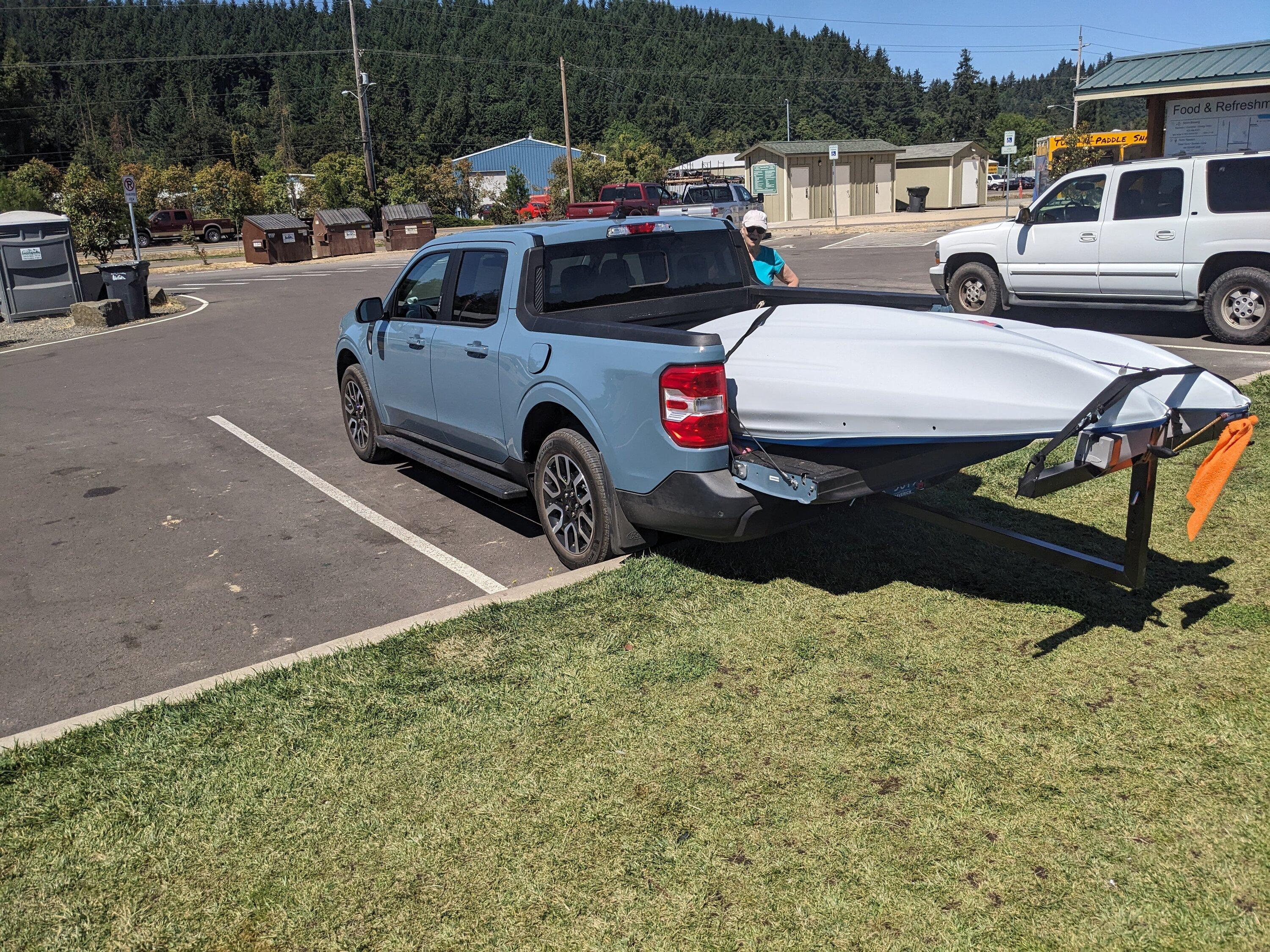 Ford Maverick Trailer Hitch Class bed extender question Maverick Kayak carry 1