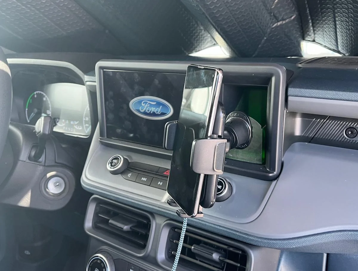 Ford Maverick Creative Ideas for Dash Cubby Storage IMG_6052