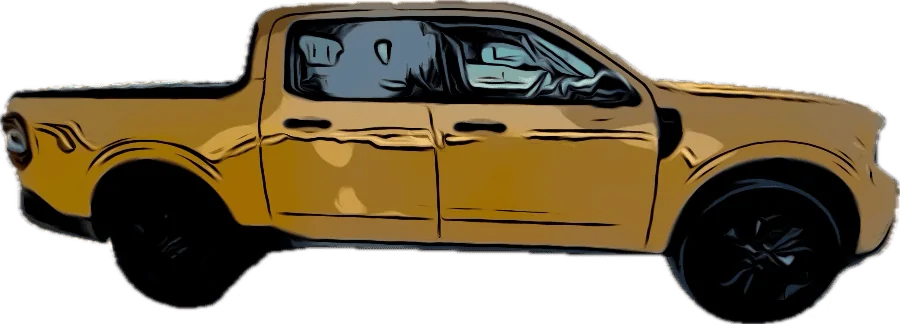 Ford Maverick Cyber Orange Maverick I saw today 1691631408933
