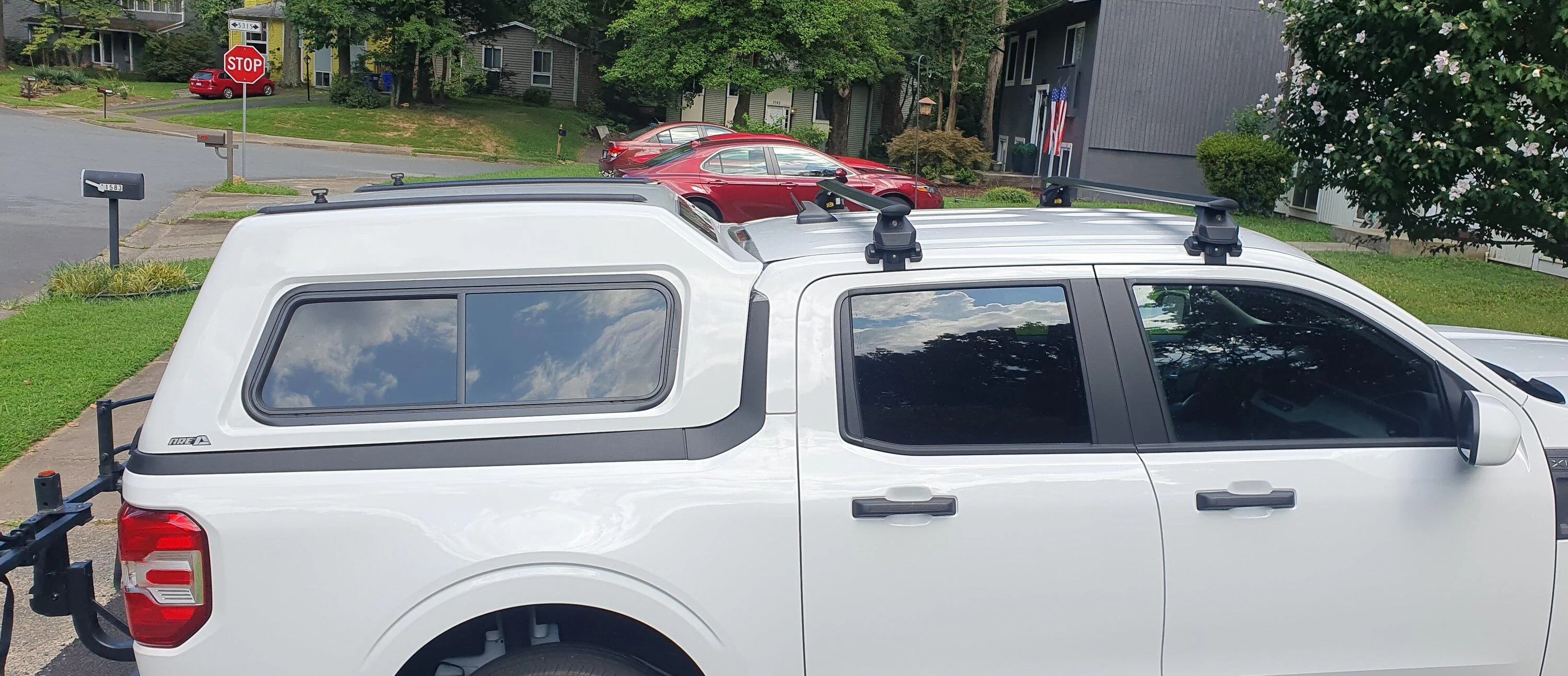 Ford Maverick Yakima Roof Top & A.R.E. Topper Factory Installed Rails Installation 20230725_155111 (2)