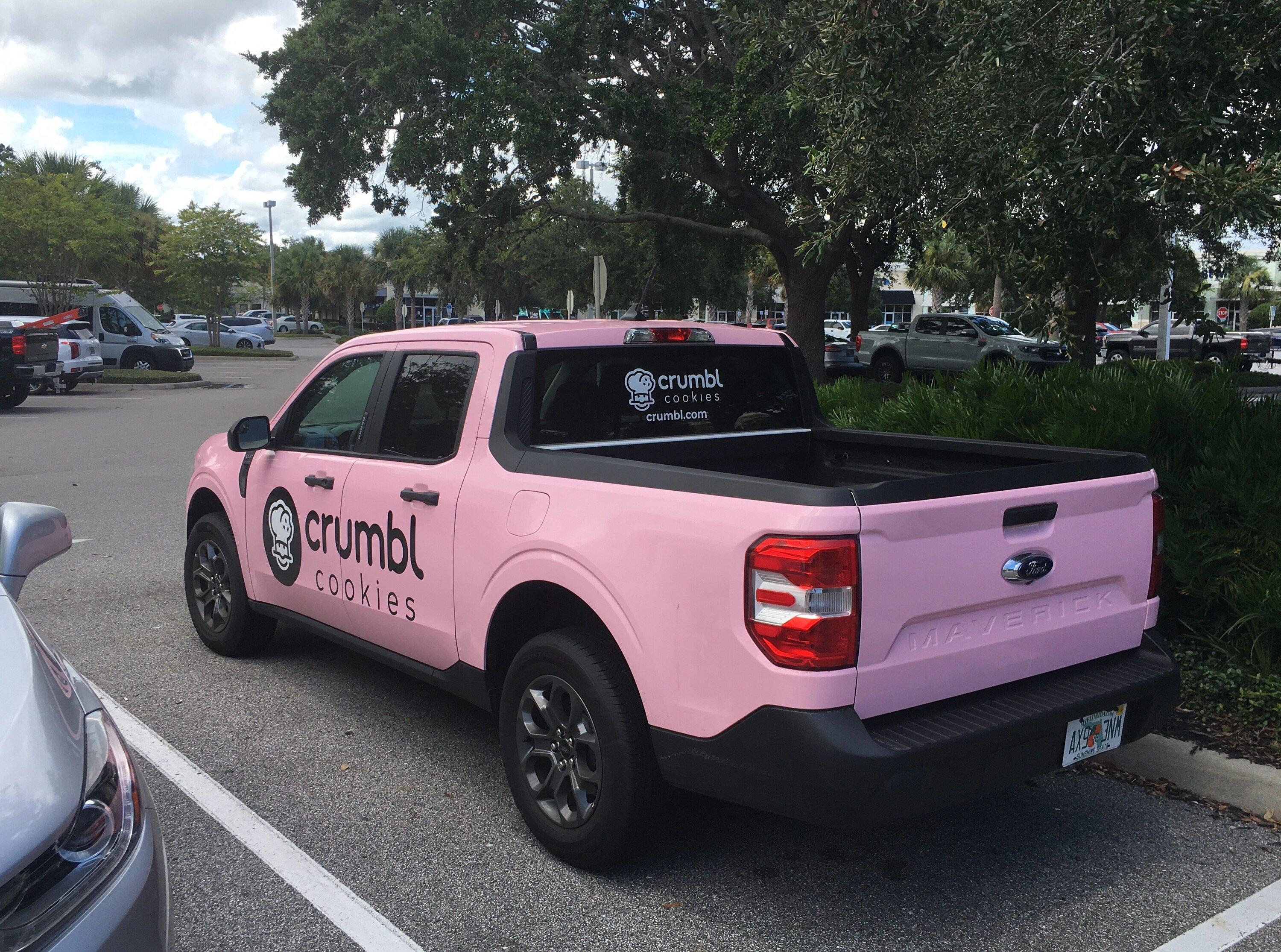 Ford Maverick Spotted: rare Pepto Pink Mavs pink1.JPG