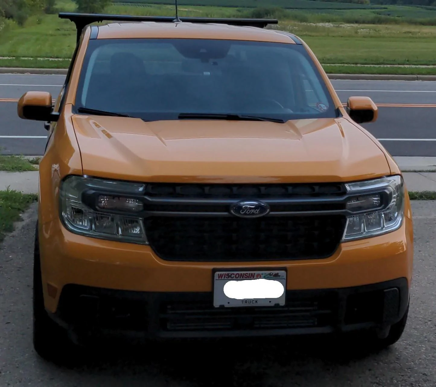 Ford Maverick CYBER ORANGE Maverick Photos Thread Front
